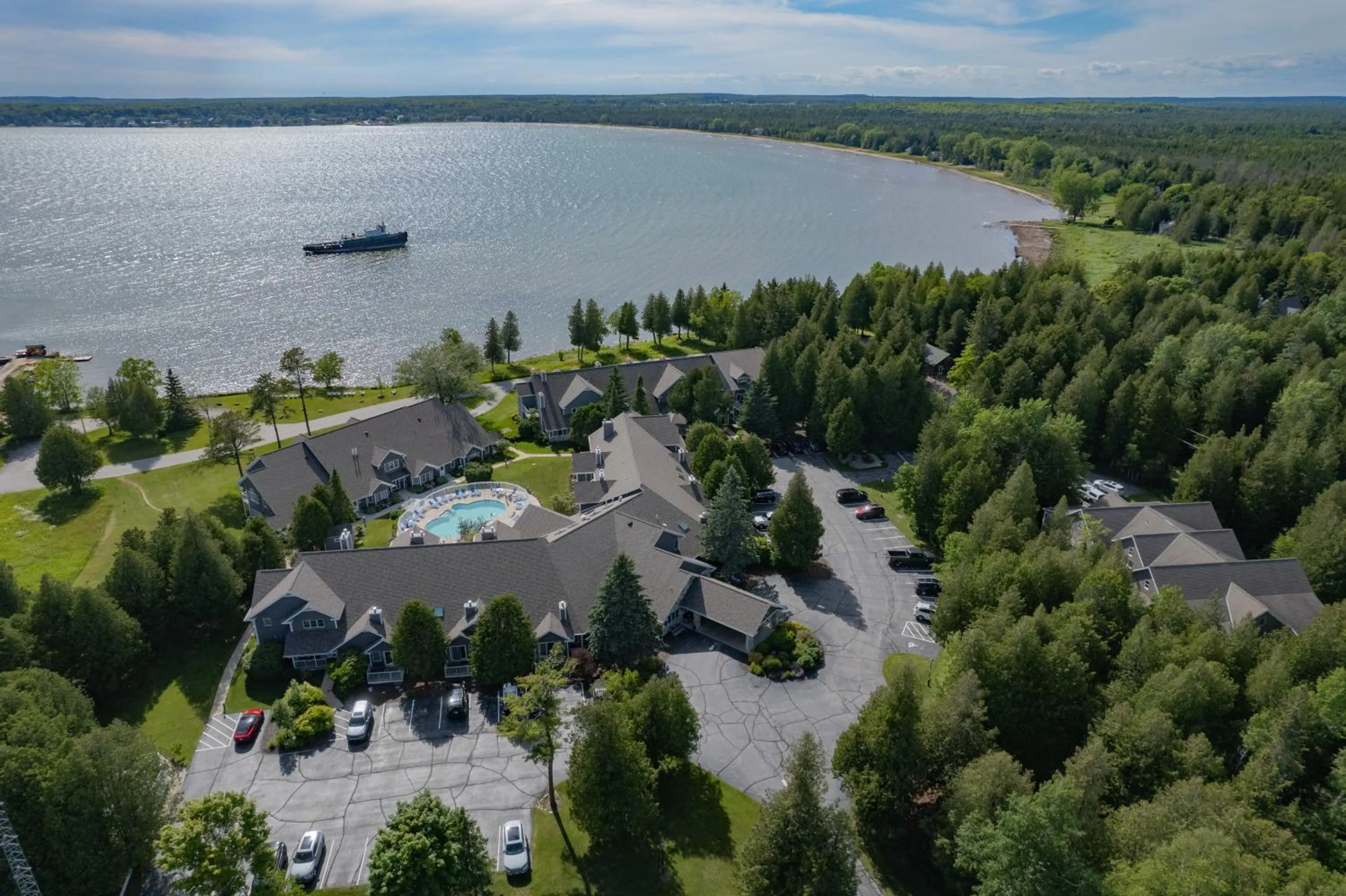 Lake view in Baileys Harbor Yacht Club Resort