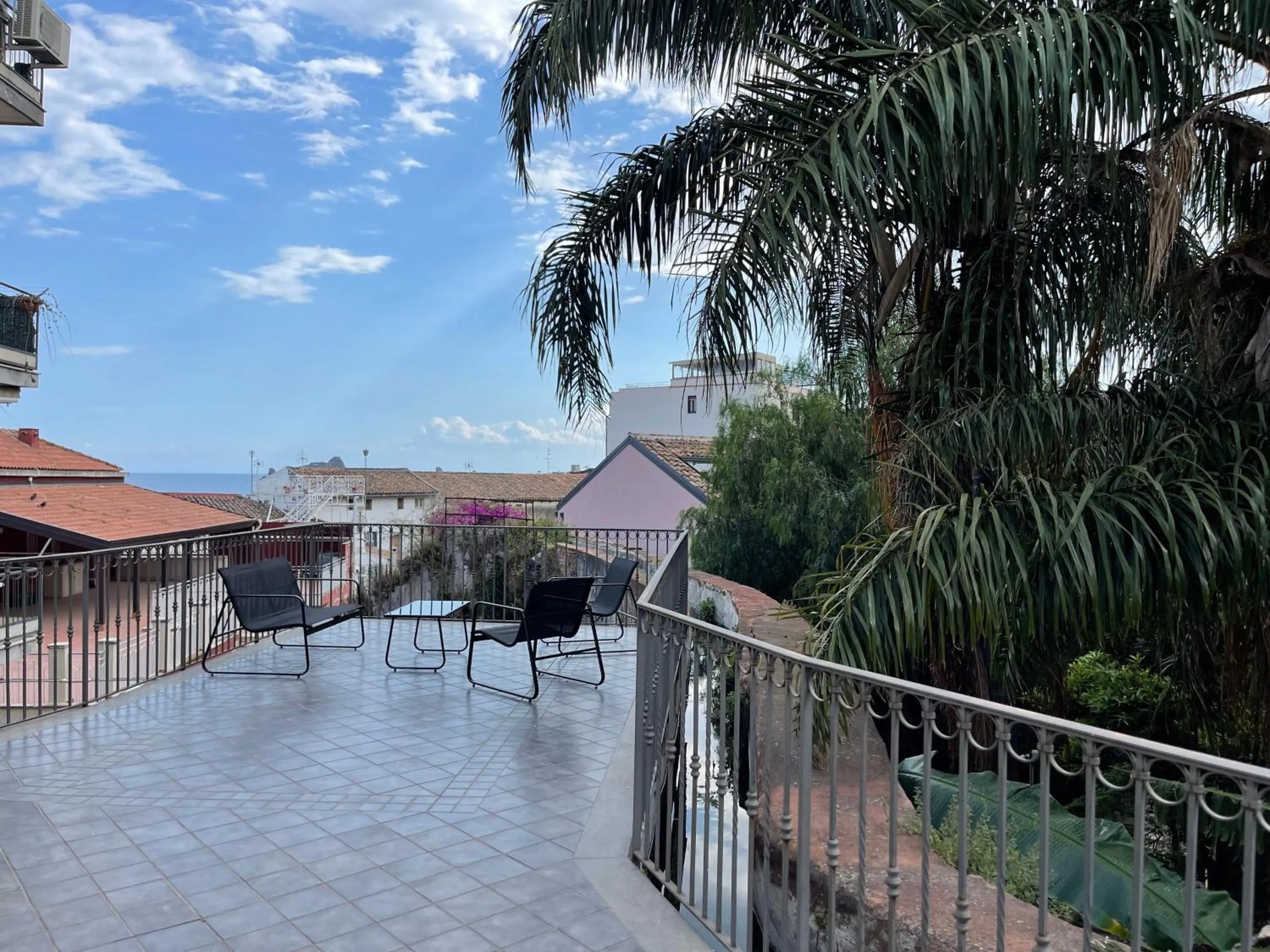 Balcony/Terrace in Hotel Capomulini 3 Stelle