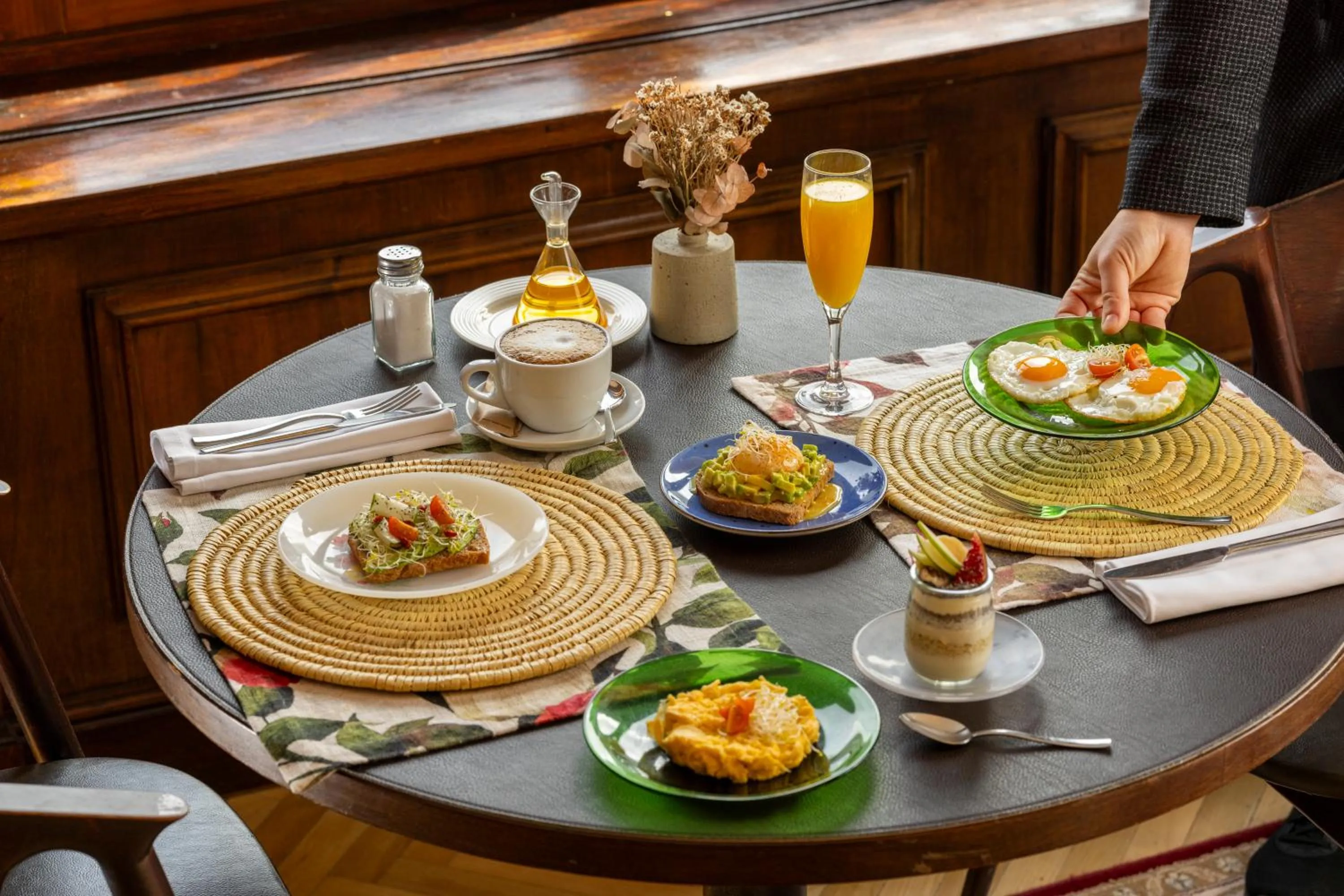 Restaurant/places to eat in Angelats Hotel - A Signature Boutique Hotel