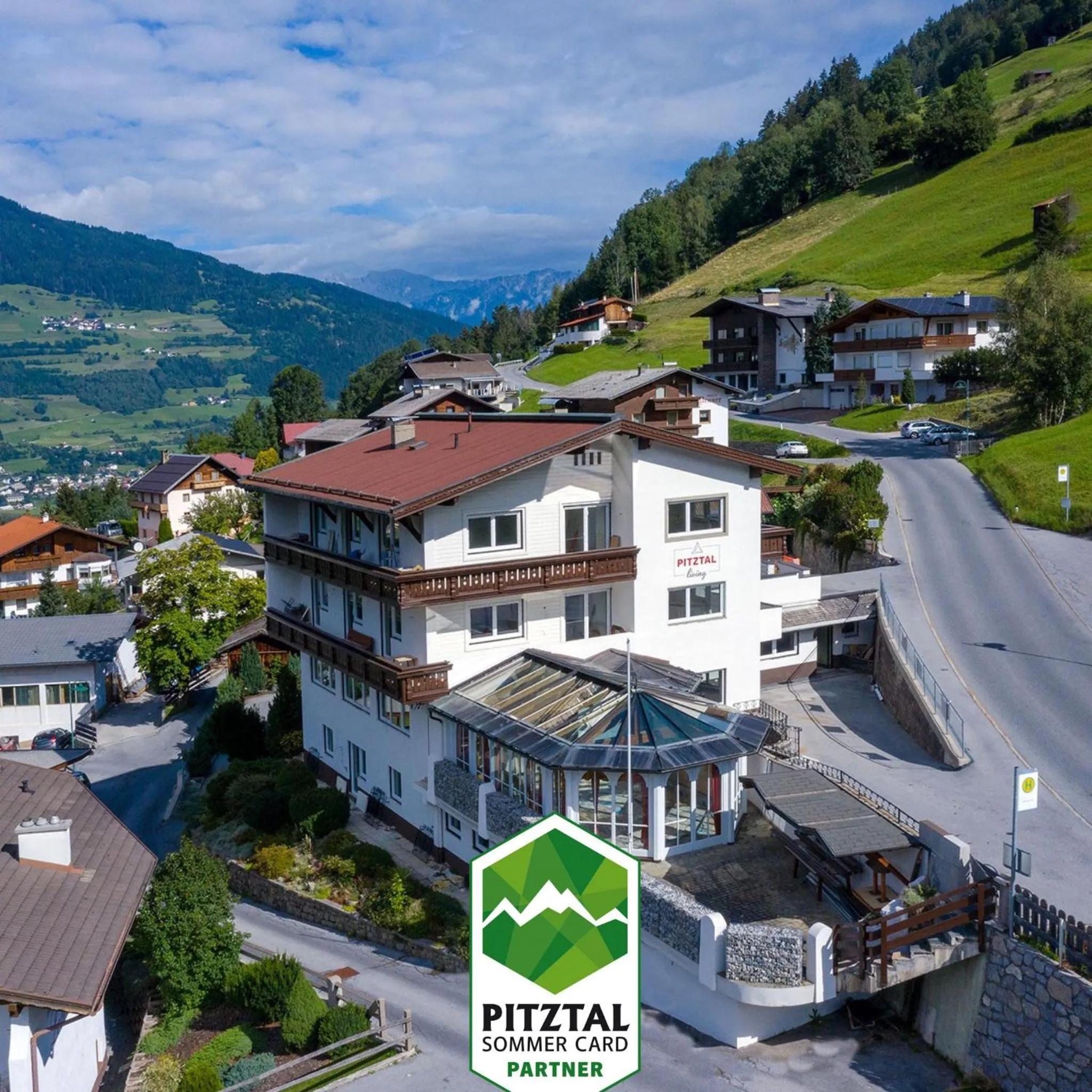 Bird's eye view in Pitztal Living Apartments