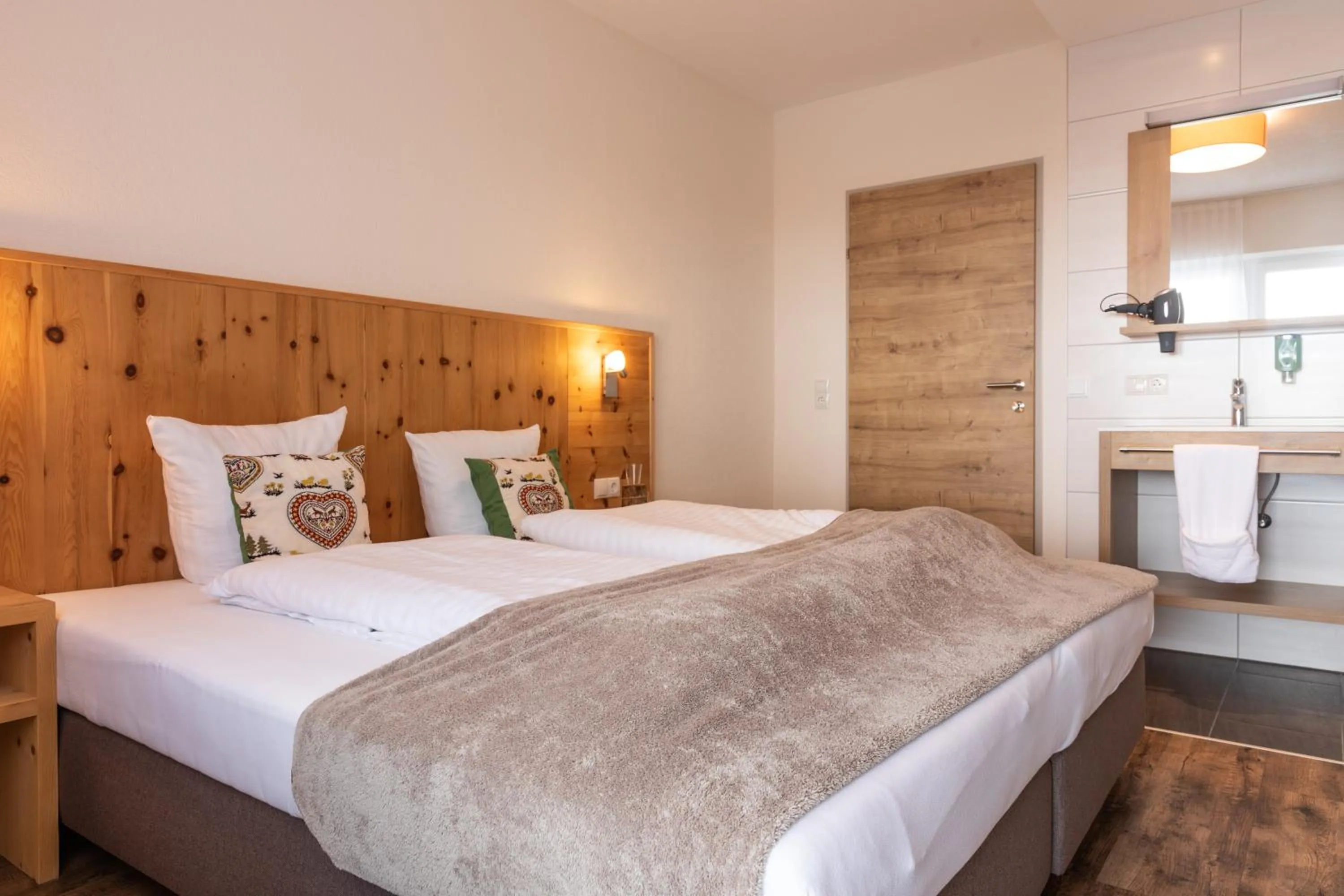 Bed in Pitztal Living Apartments