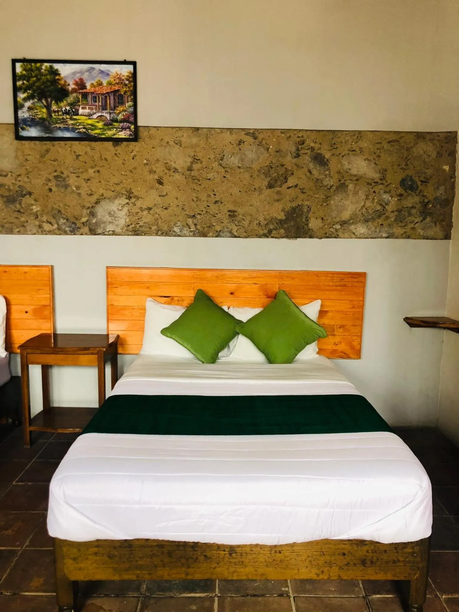 Bed in HOTEL EX HACIENDA EL MOLINO