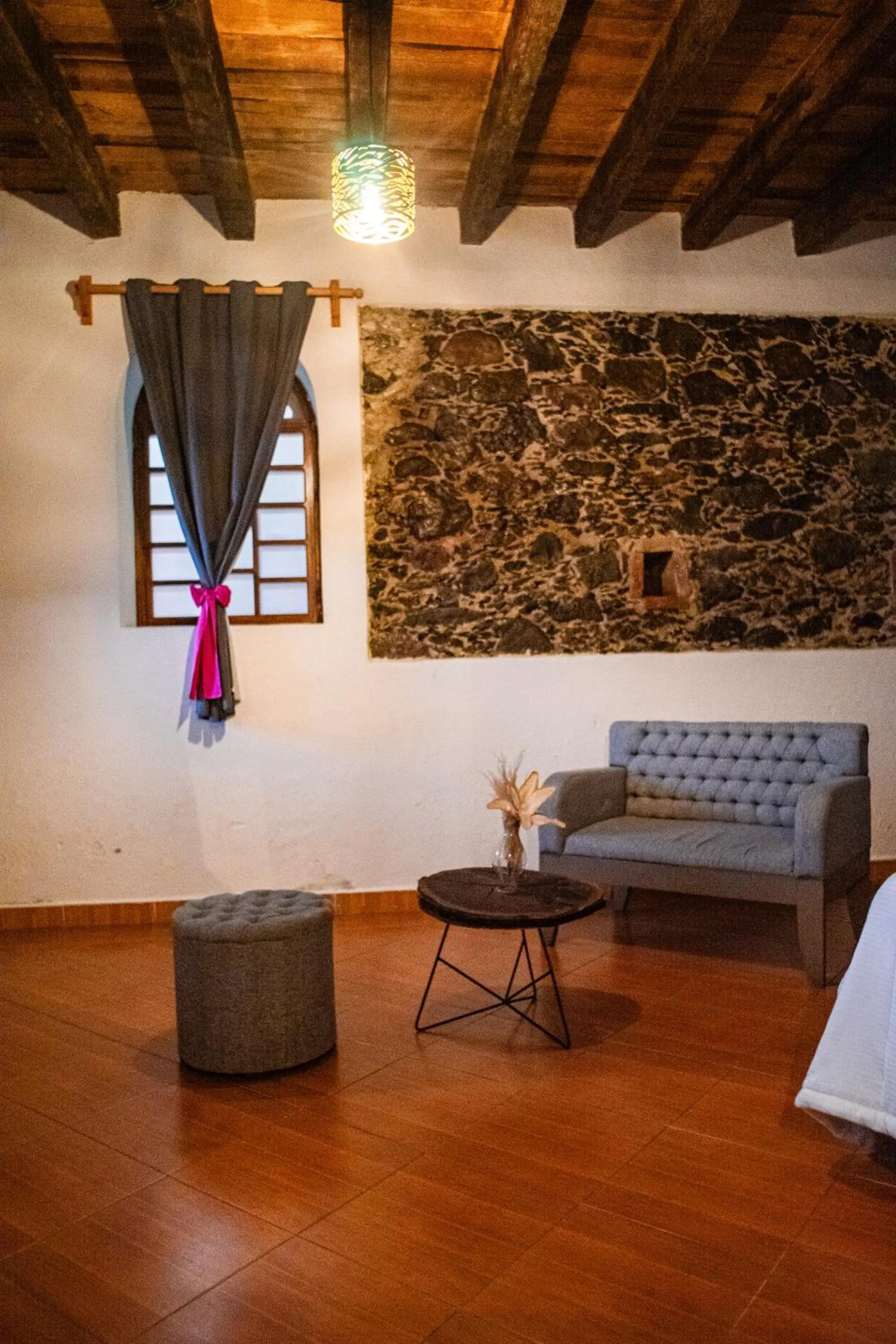 Bed in HOTEL EX HACIENDA EL MOLINO