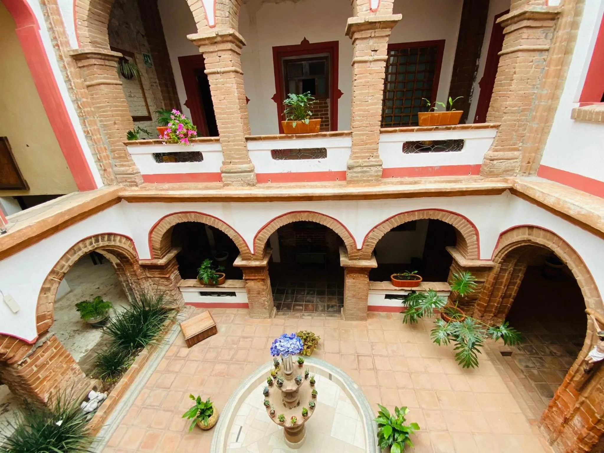 Inner courtyard view in HOTEL EX HACIENDA EL MOLINO