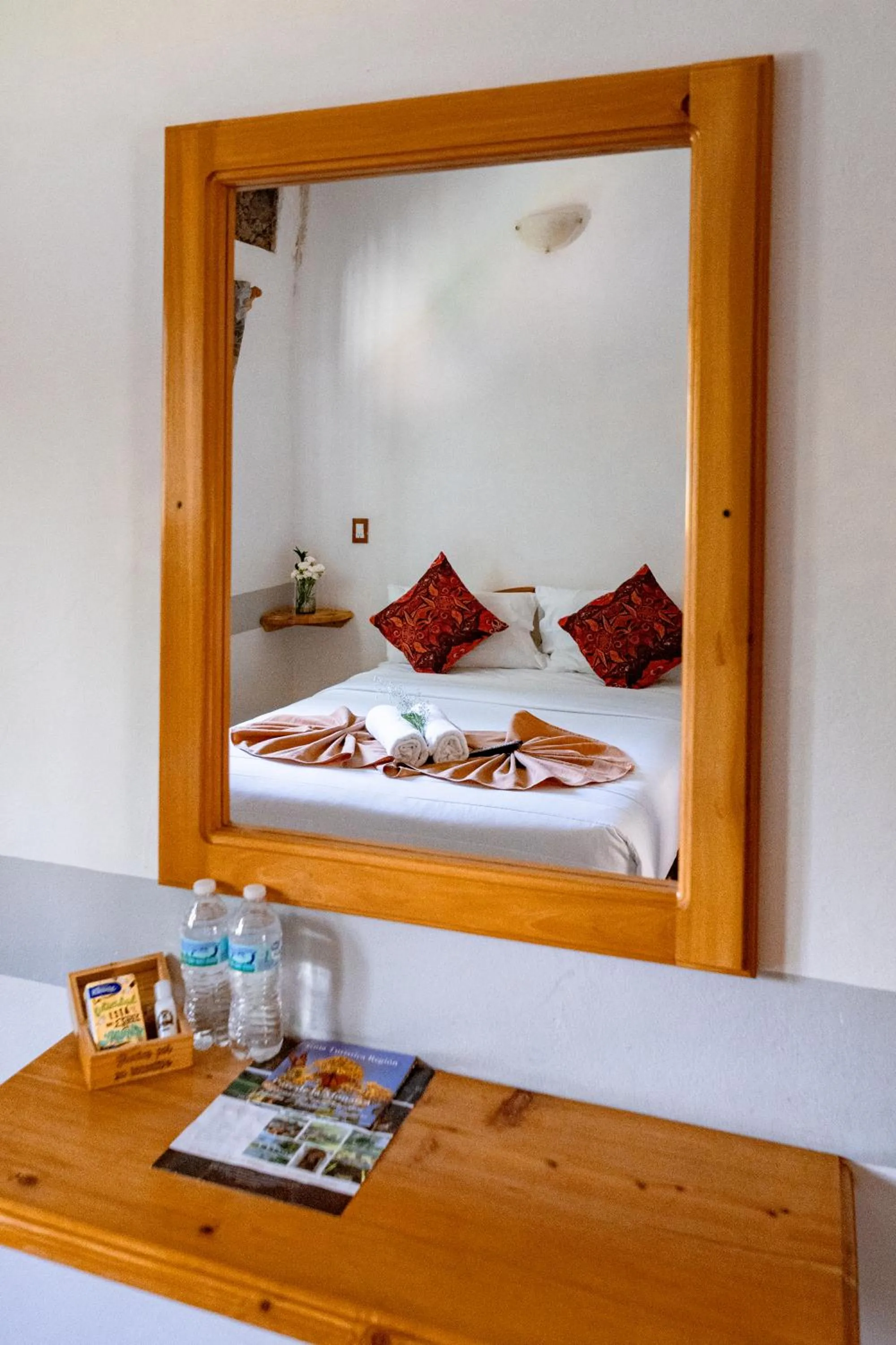 Bed in HOTEL EX HACIENDA EL MOLINO