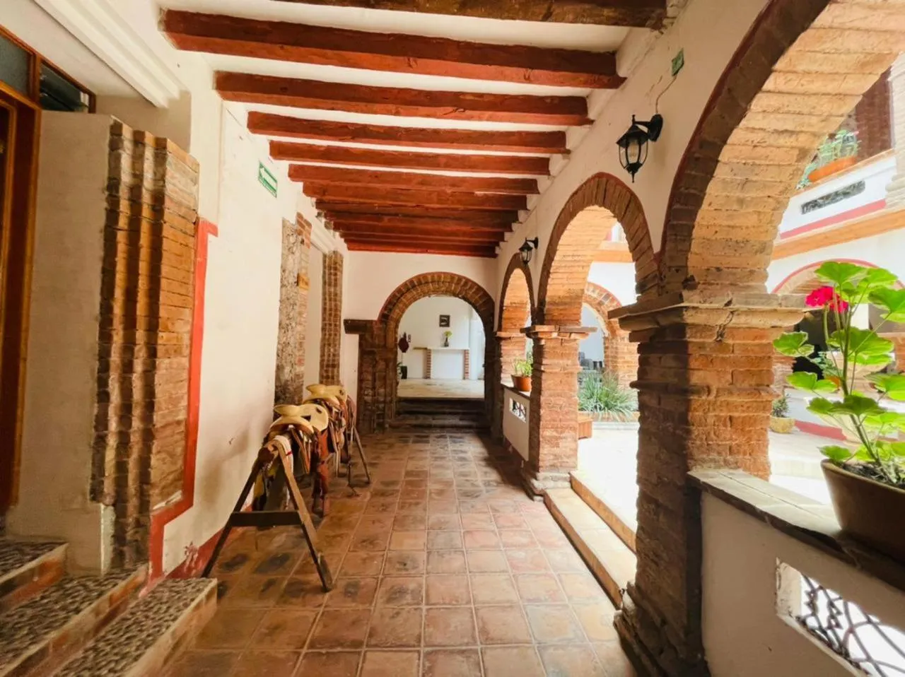 Patio in HOTEL EX HACIENDA EL MOLINO