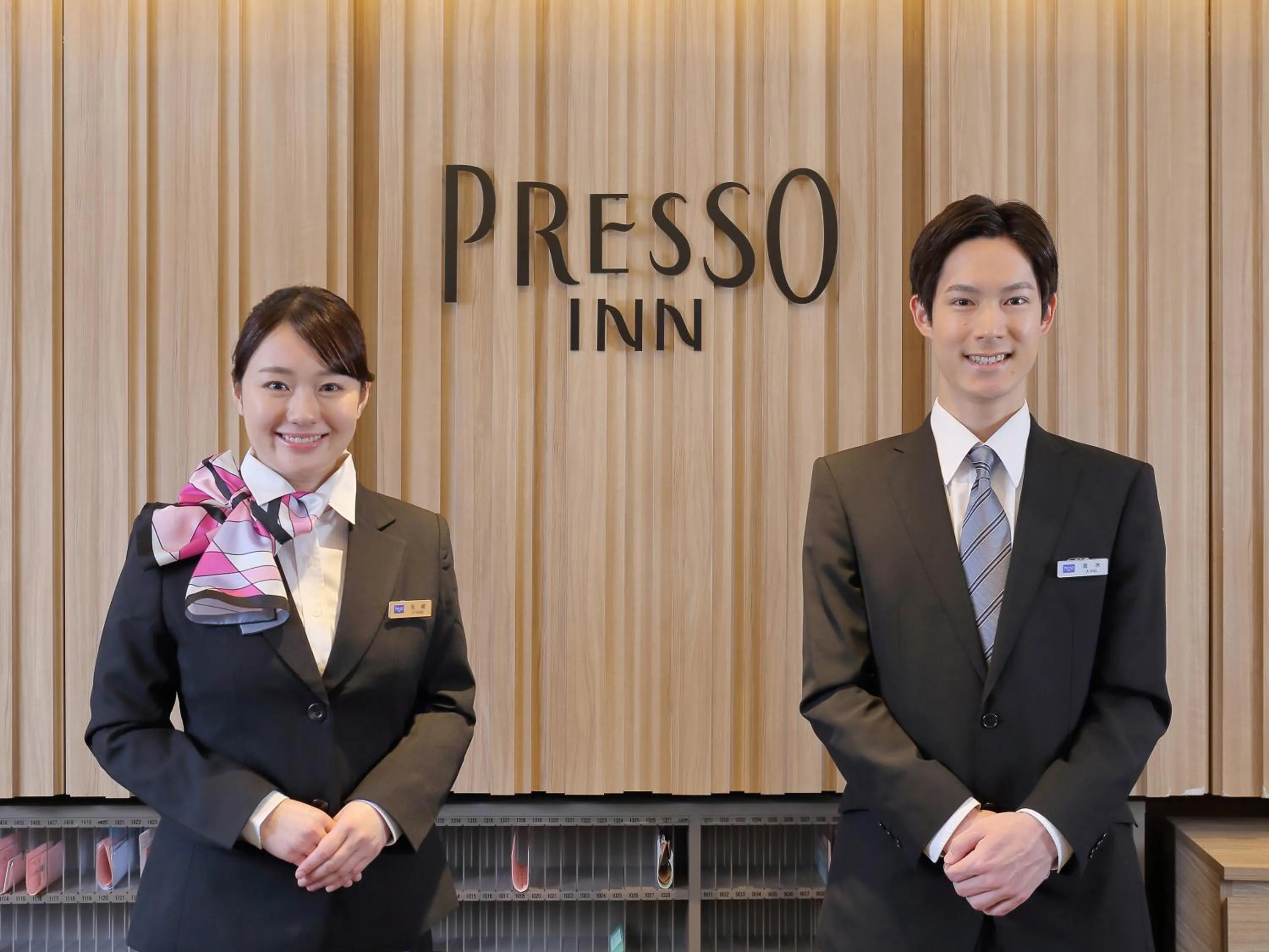 Staff in Keio Presso Inn Kanda