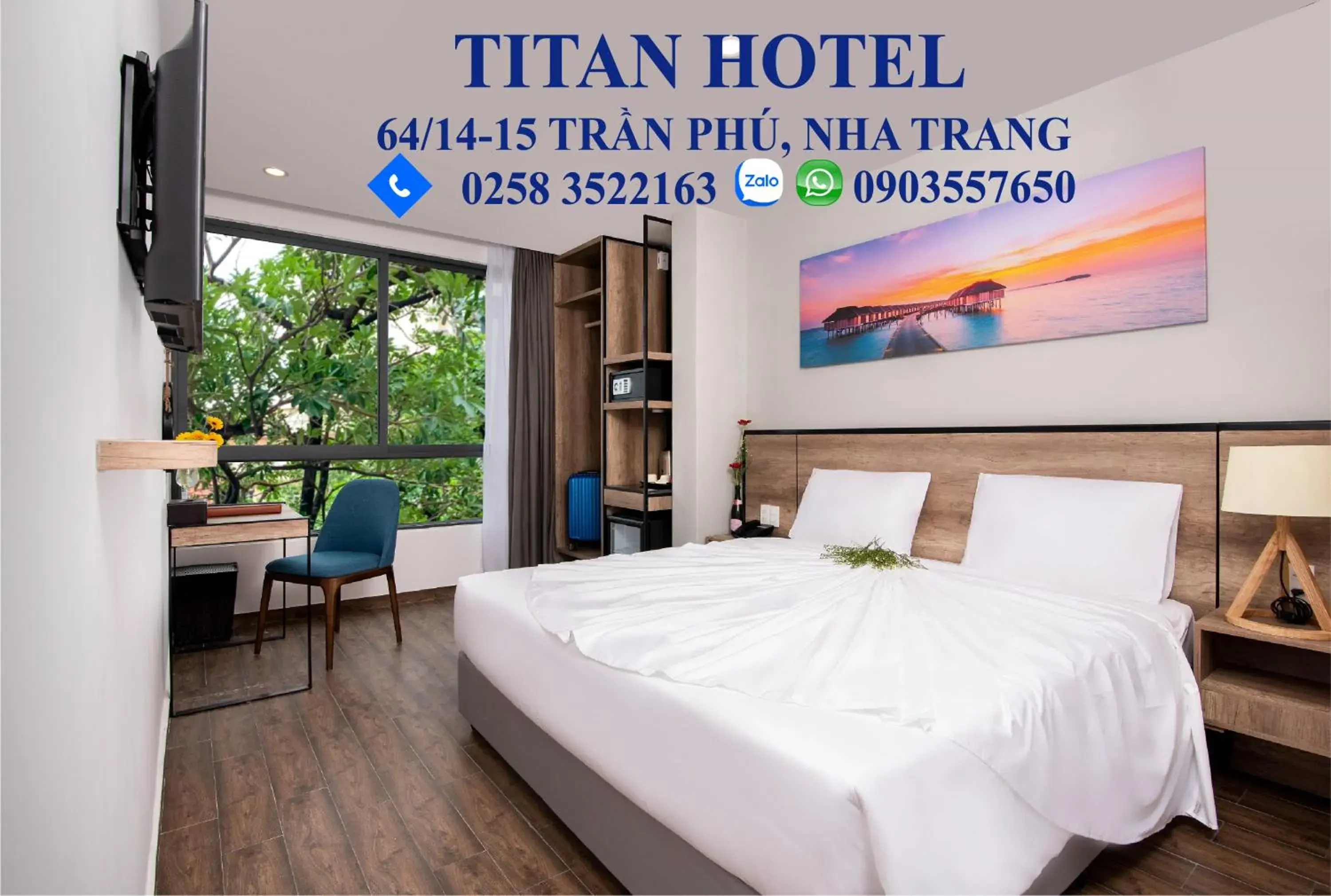 Bed in TITAN HOTEL - Formerly known as Golden Lotus Central Hotel Bed in TITAN HOTEL - Formerly known as Golden Lotus Central Hotel