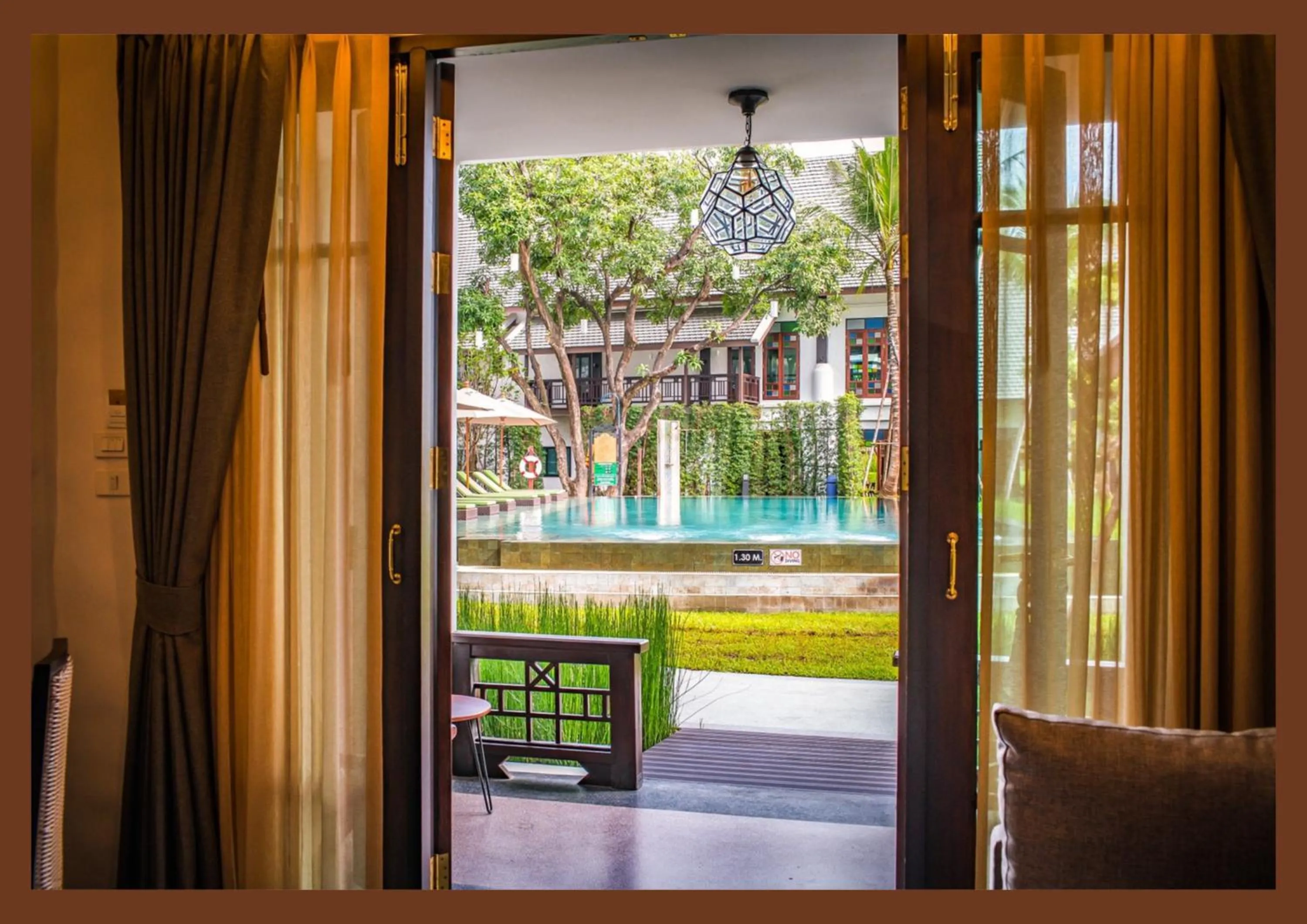 Patio in Smile Lanna Hotel