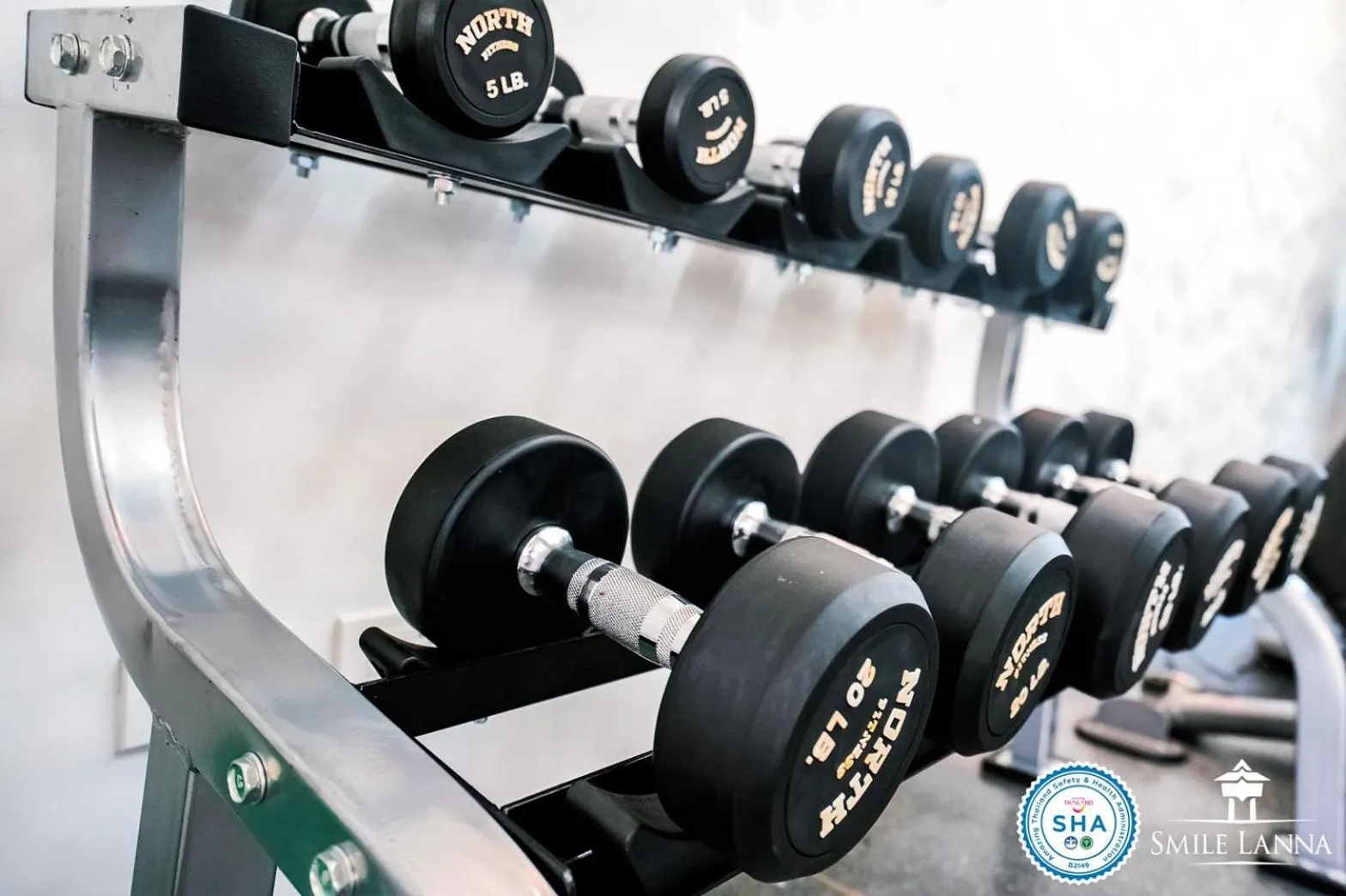 Fitness centre/facilities in Smile Lanna Hotel