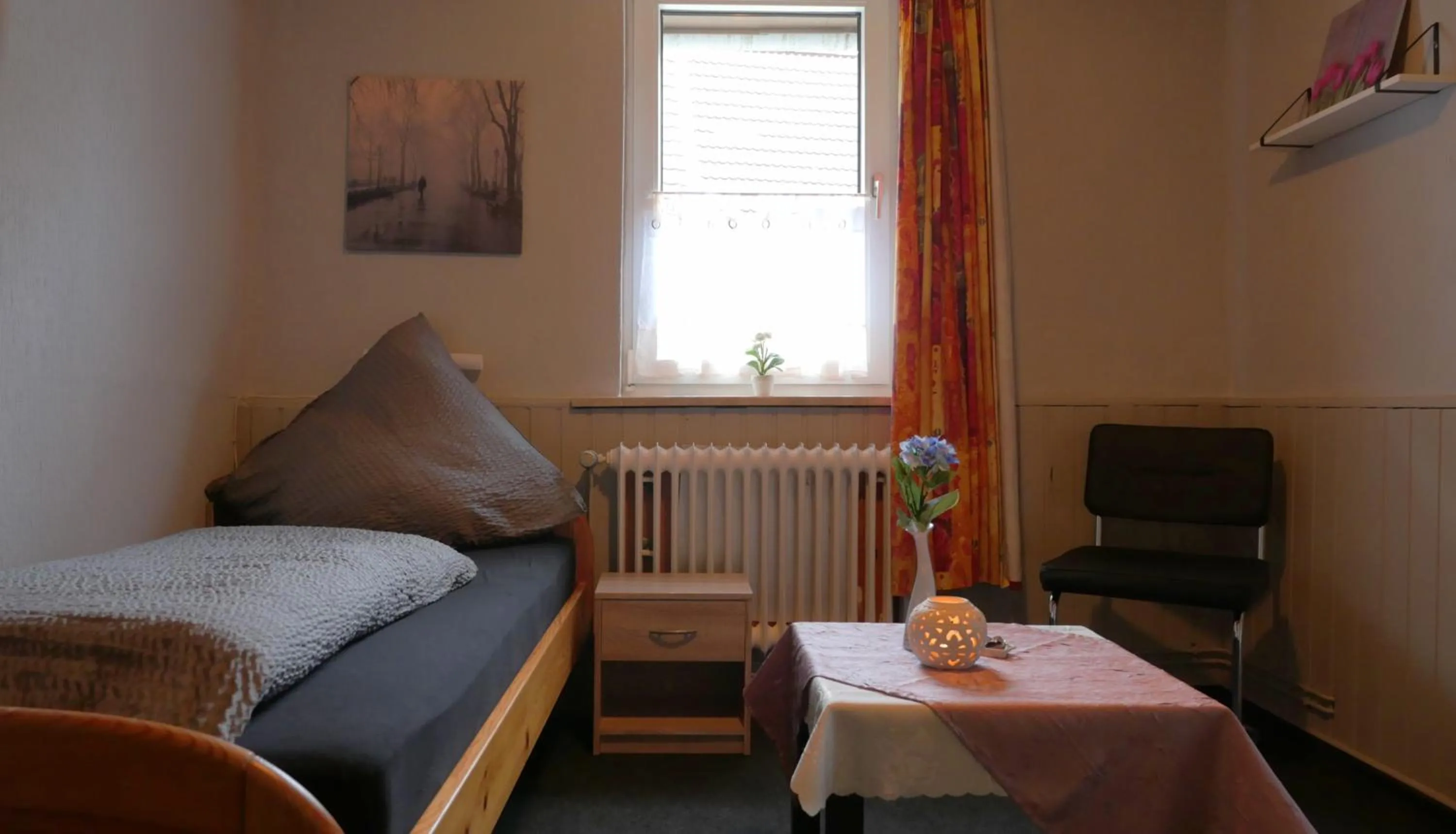 View (from property/room), Bed in Hotel zur Post