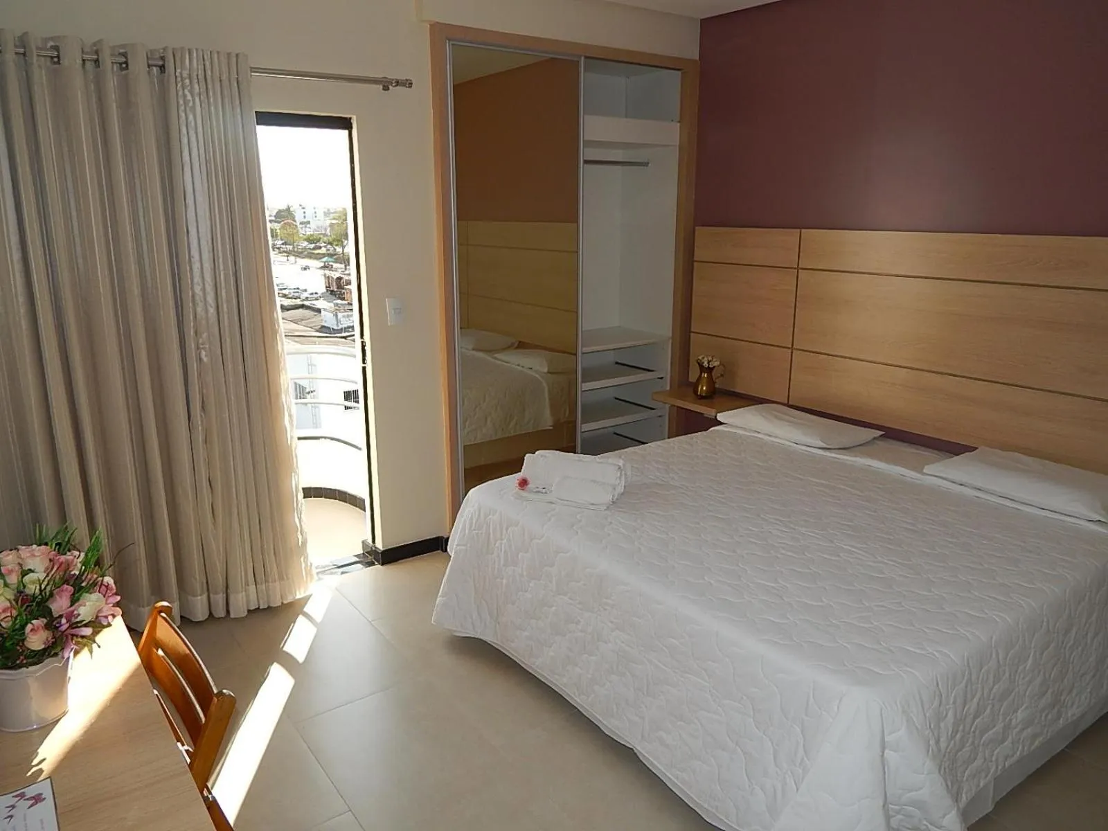 Bed in Hotel Oceania