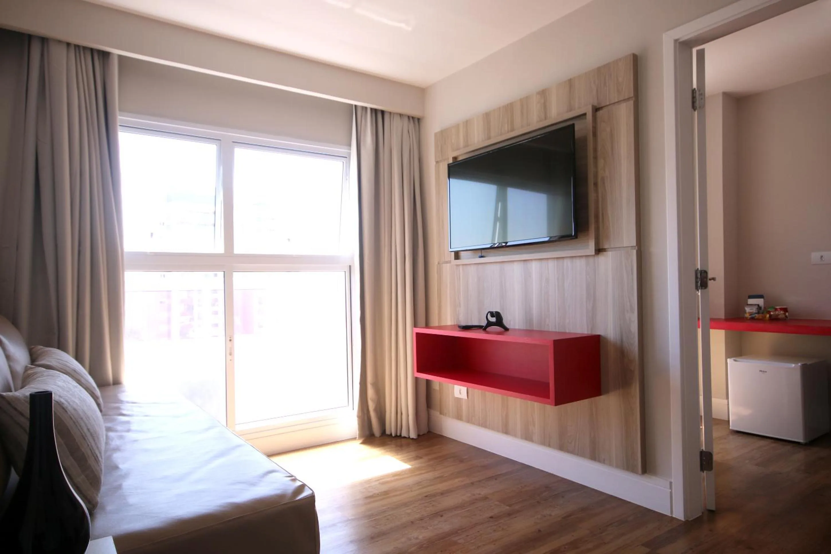 Photo of the whole room, Bed in Ez Aclimação Hotel