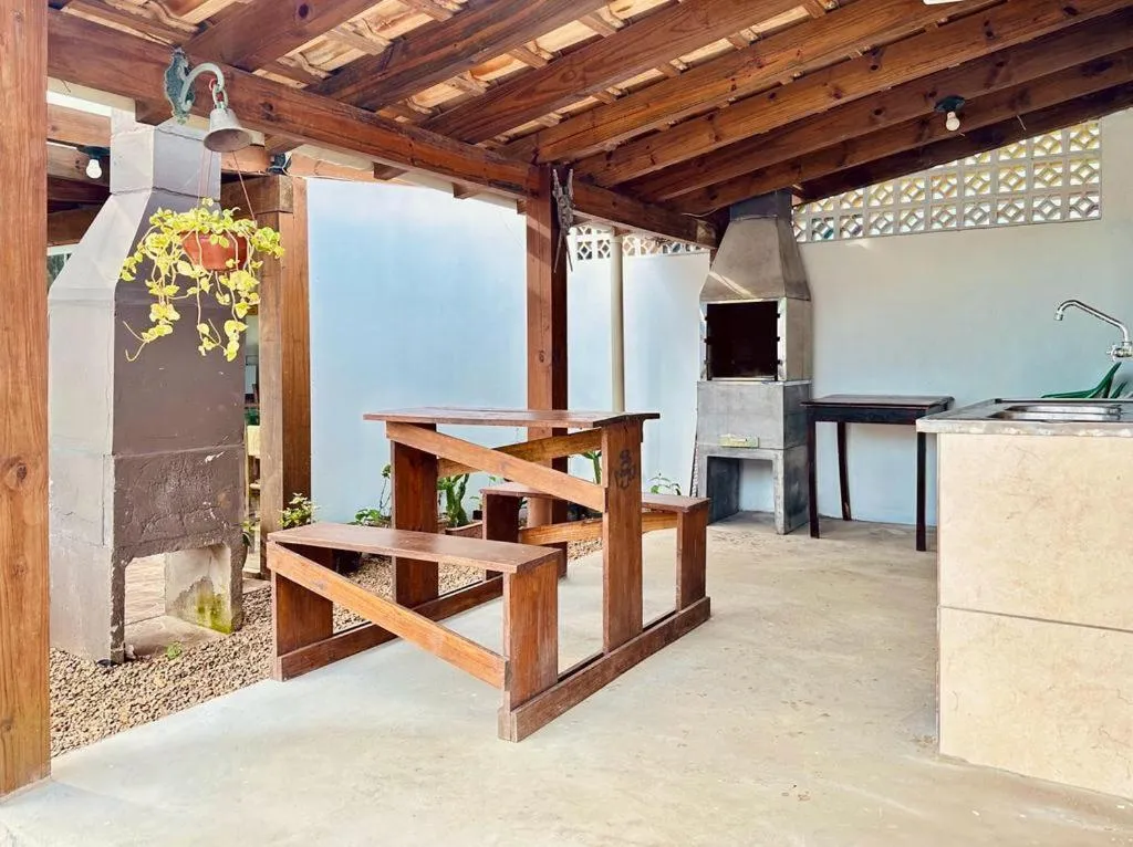 BBQ facilities in Pousada Lagoa Encantada