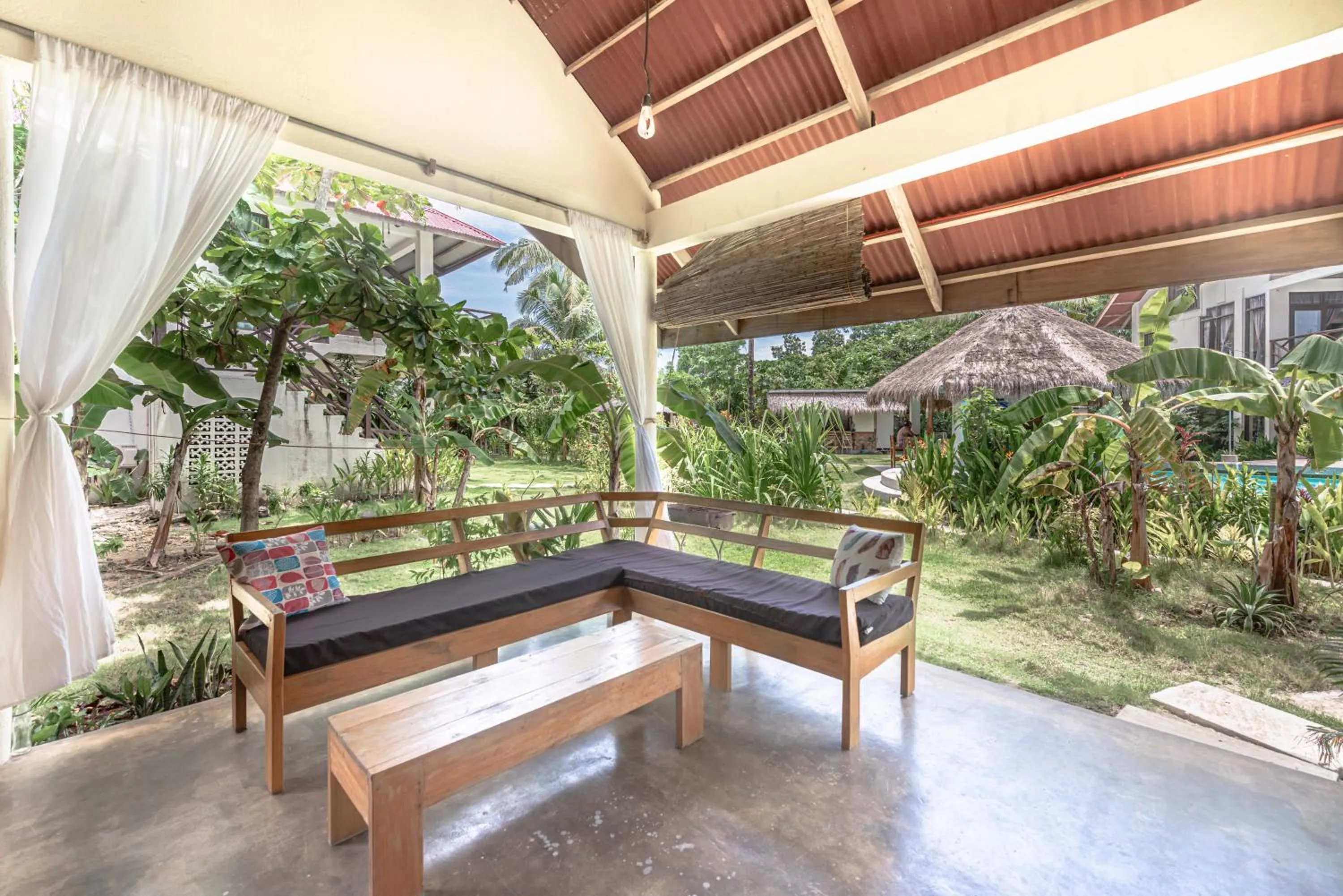 Patio in Ohana Resort Siargao