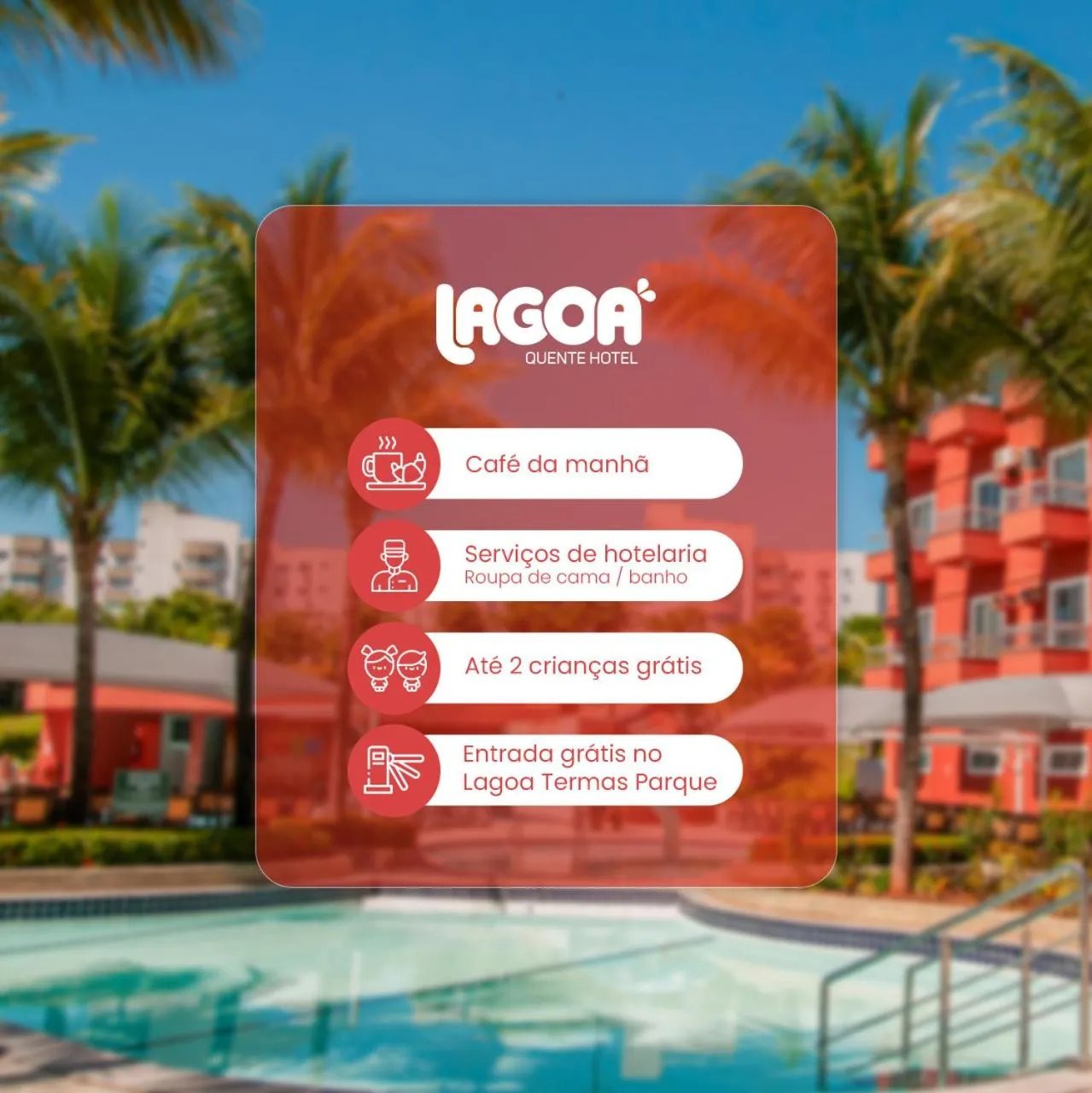 Logo/Certificate/Sign in Lagoa Quente Hotel - LAGOA OFICIAL