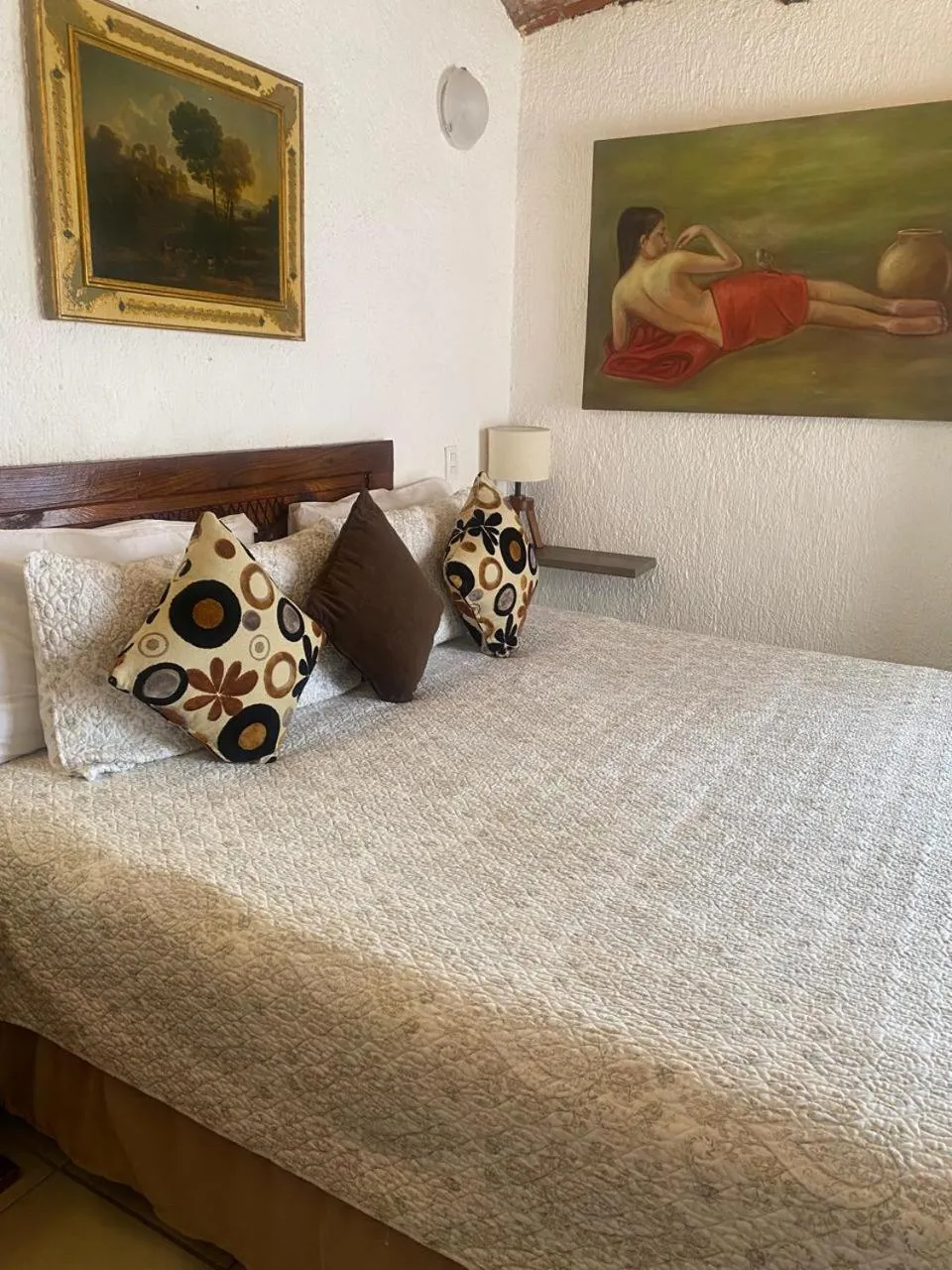 Bed in Hotel Villas Ajijic, Ajijic Chapala Jalisco