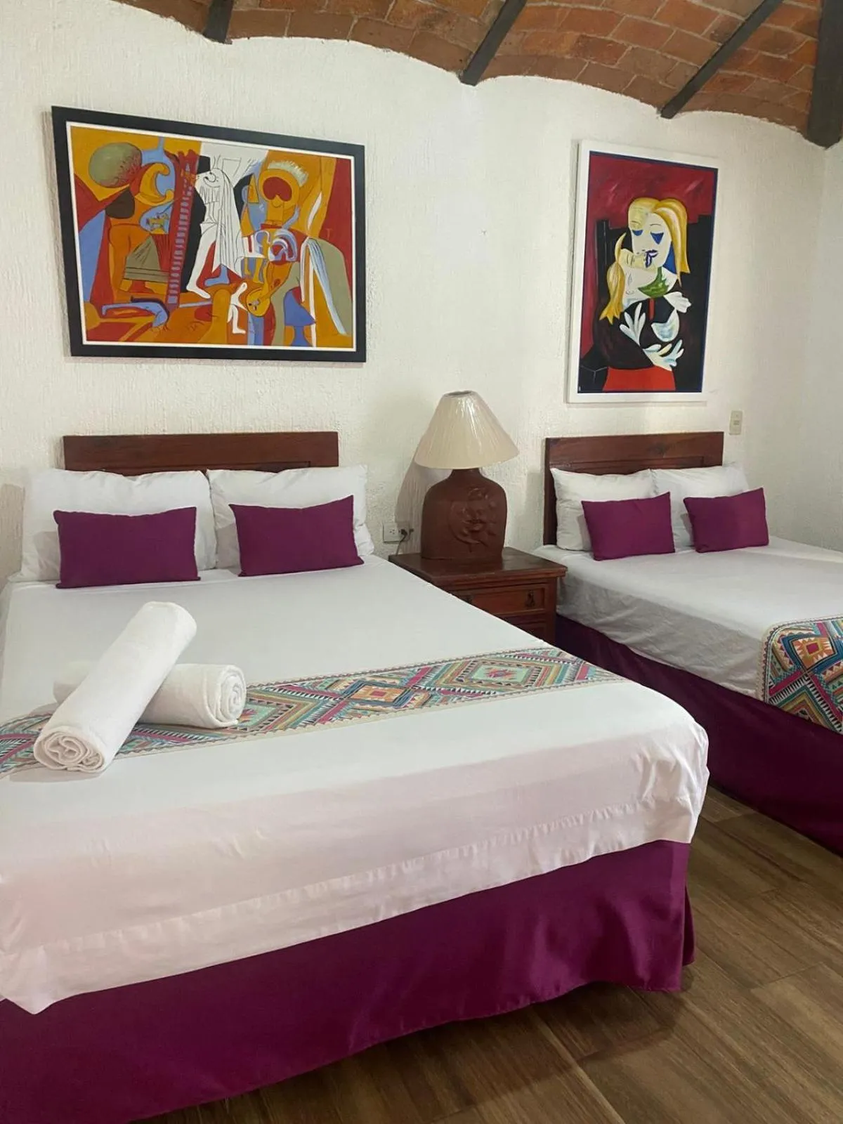 Bed in Hotel Villas Ajijic, Ajijic Chapala Jalisco