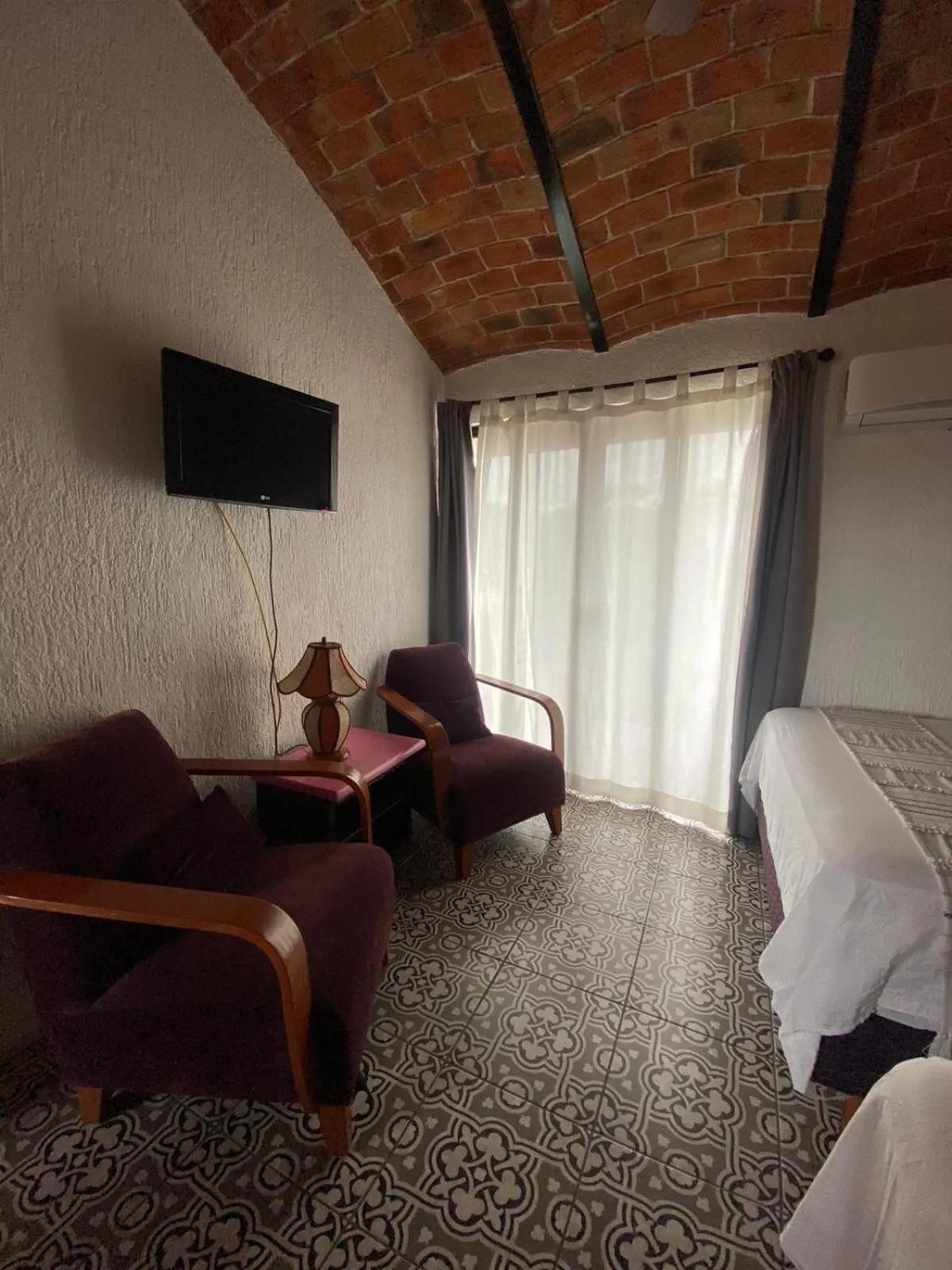 Seating area, Bed in Hotel Villas Ajijic, Ajijic Chapala Jalisco