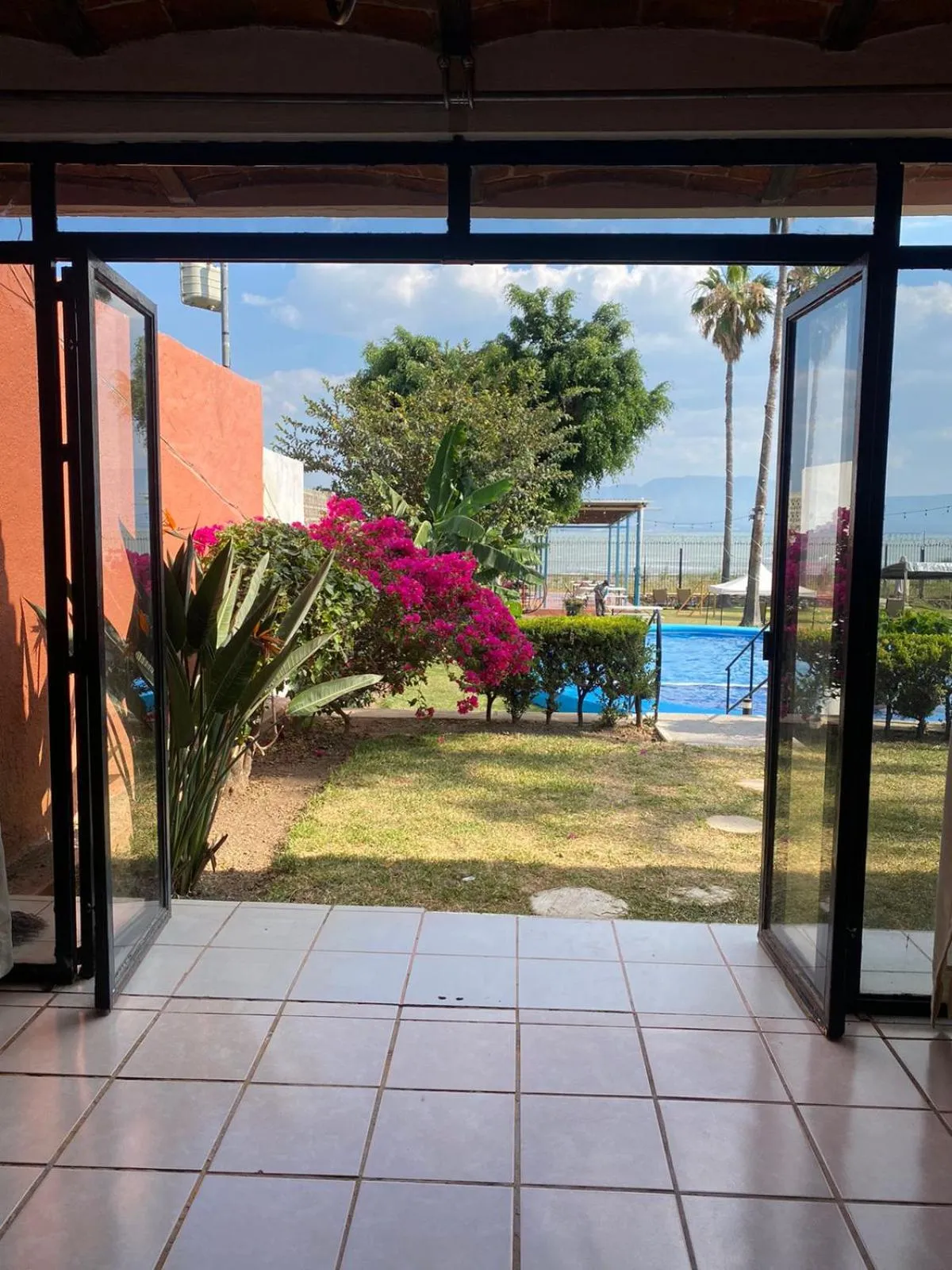 Pool view in Hotel Villas Ajijic, Ajijic Chapala Jalisco