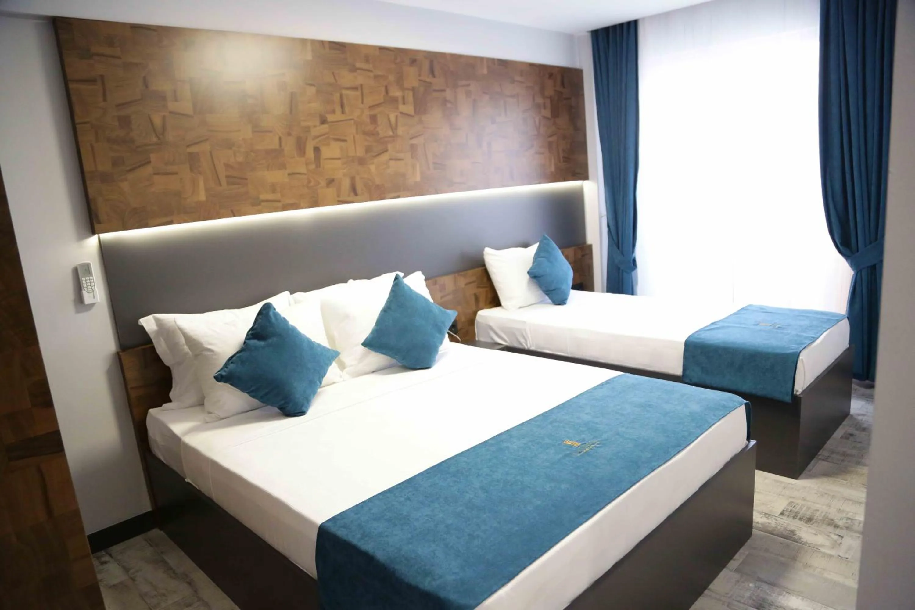 Bed in Ladik Hotel
