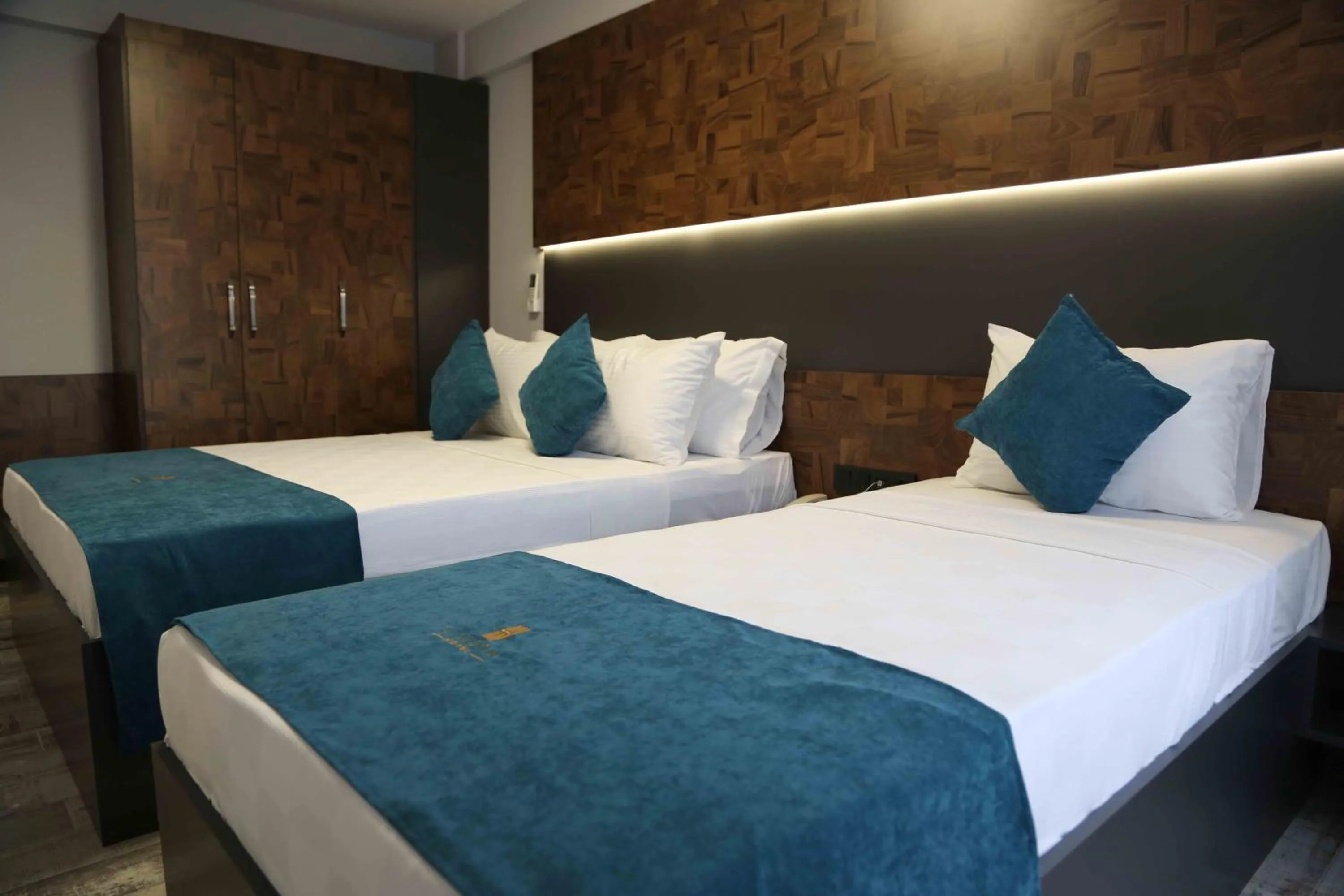 Bed in Ladik Hotel