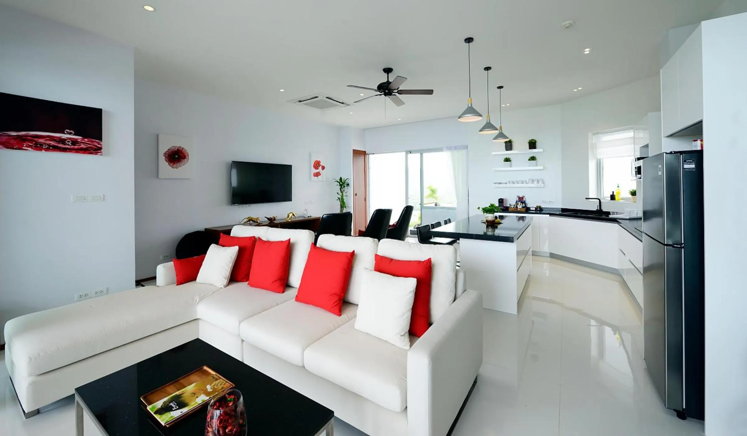 TV and multimedia in Eranda Pool Spa Villa, Chaweng Koh Samui