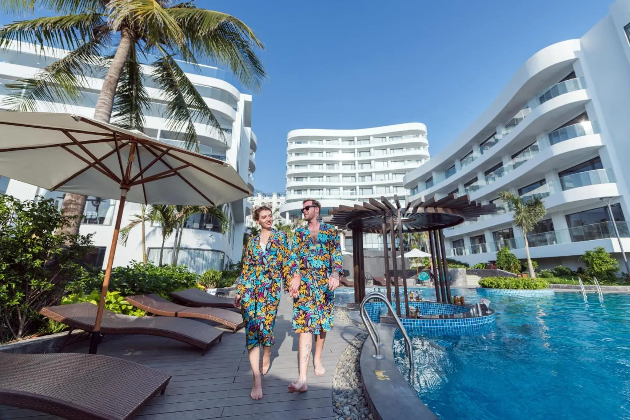 Swimming pool in Sunset Beach Resort and Spa Swimming pool in Sunset Beach Resort and Spa
