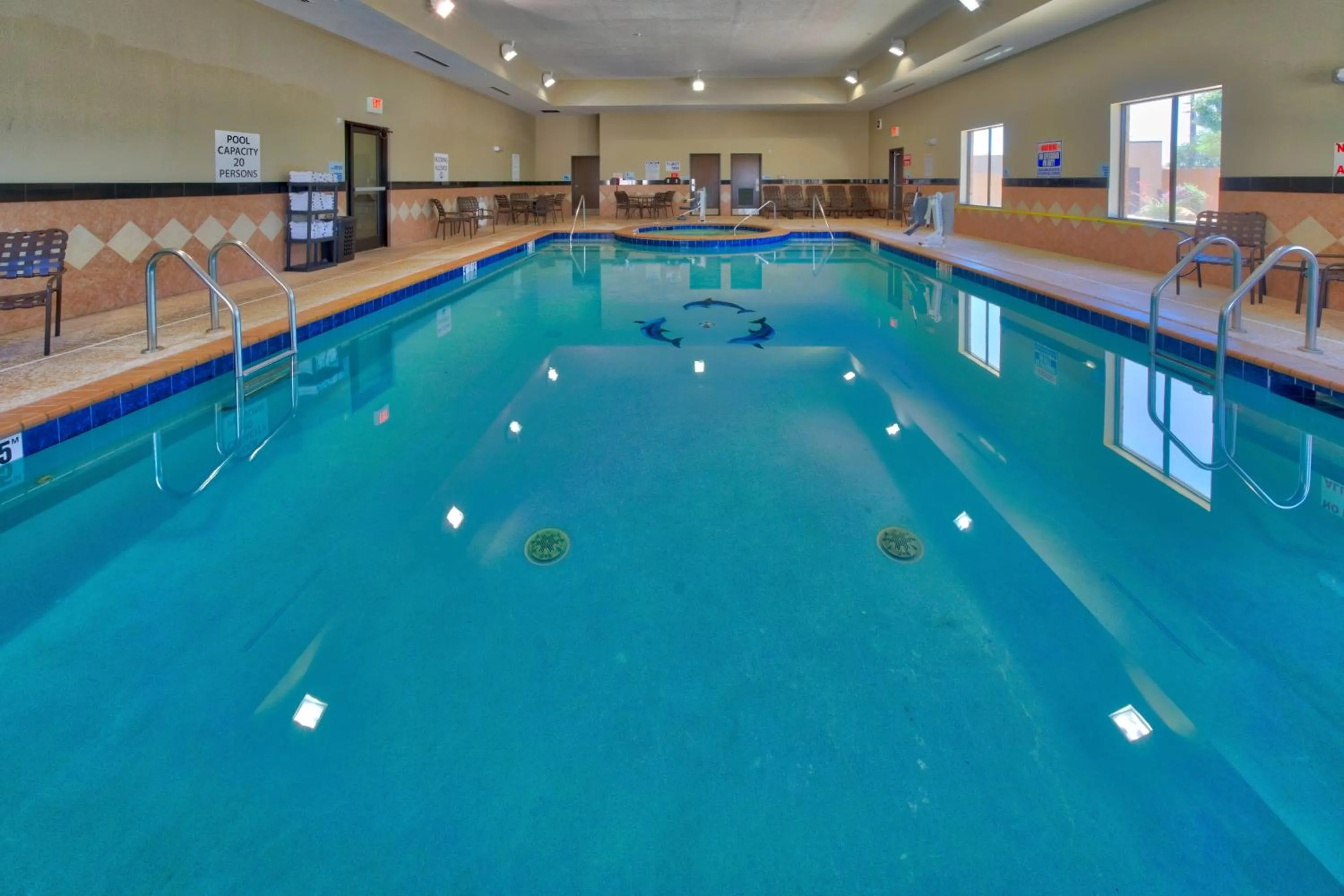 Swimming pool in Holiday Inn Express and Suites Lubbock South by IHG