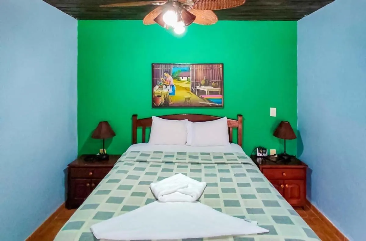 Bed in Hotel Casa Canada