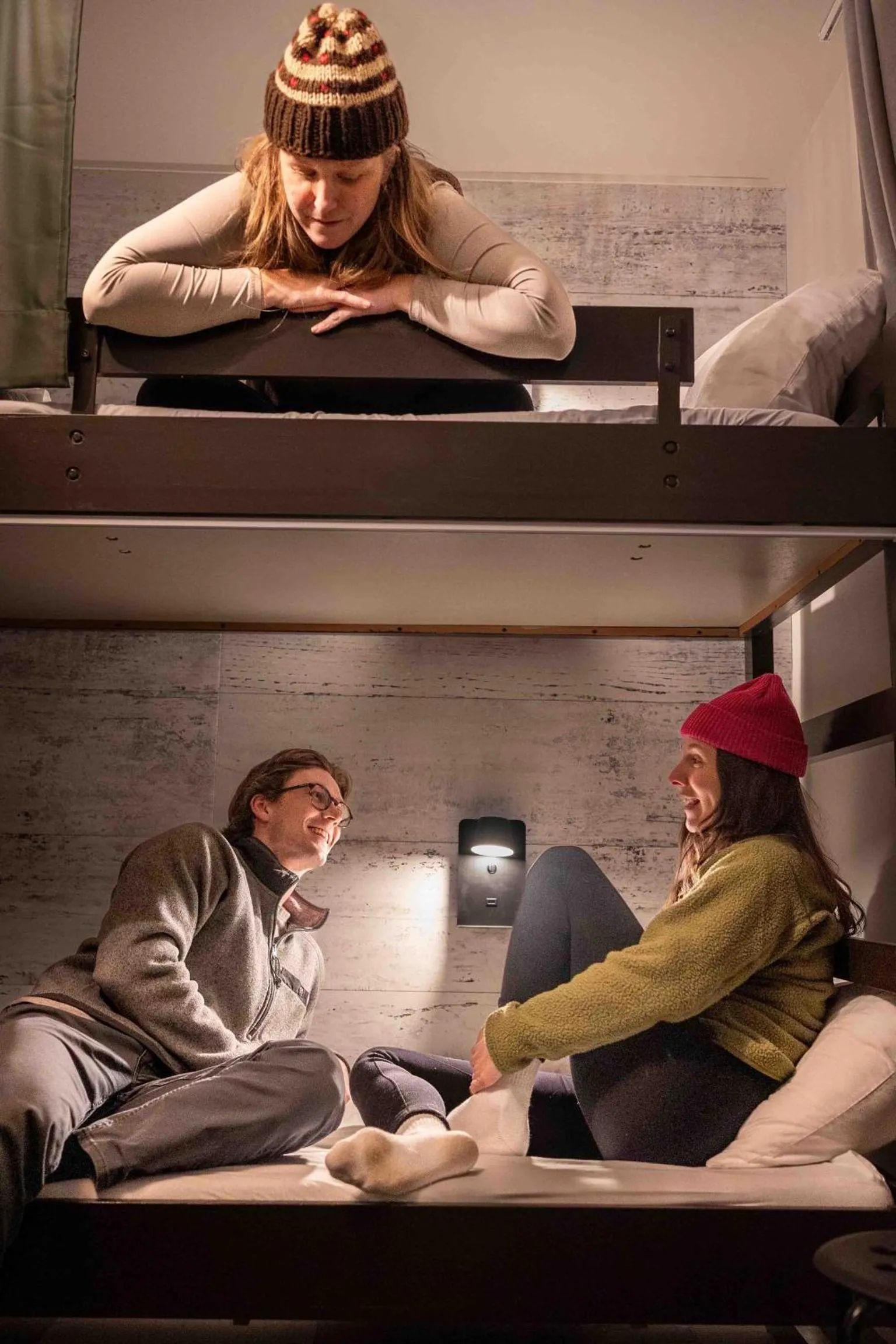 Bed in Auberge Manitonga