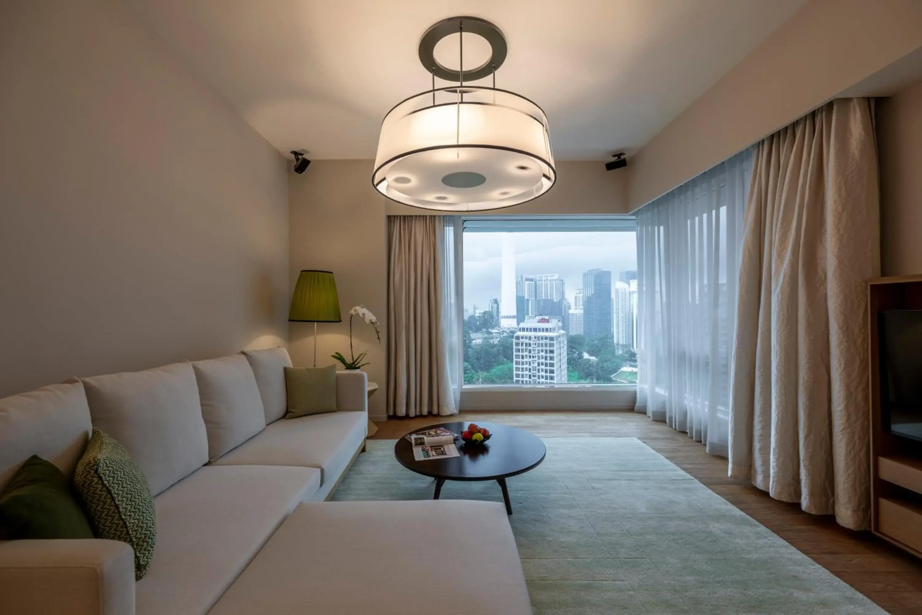 Living room in Lanson Place Bukit Ceylon Living room in Lanson Place Bukit Ceylon