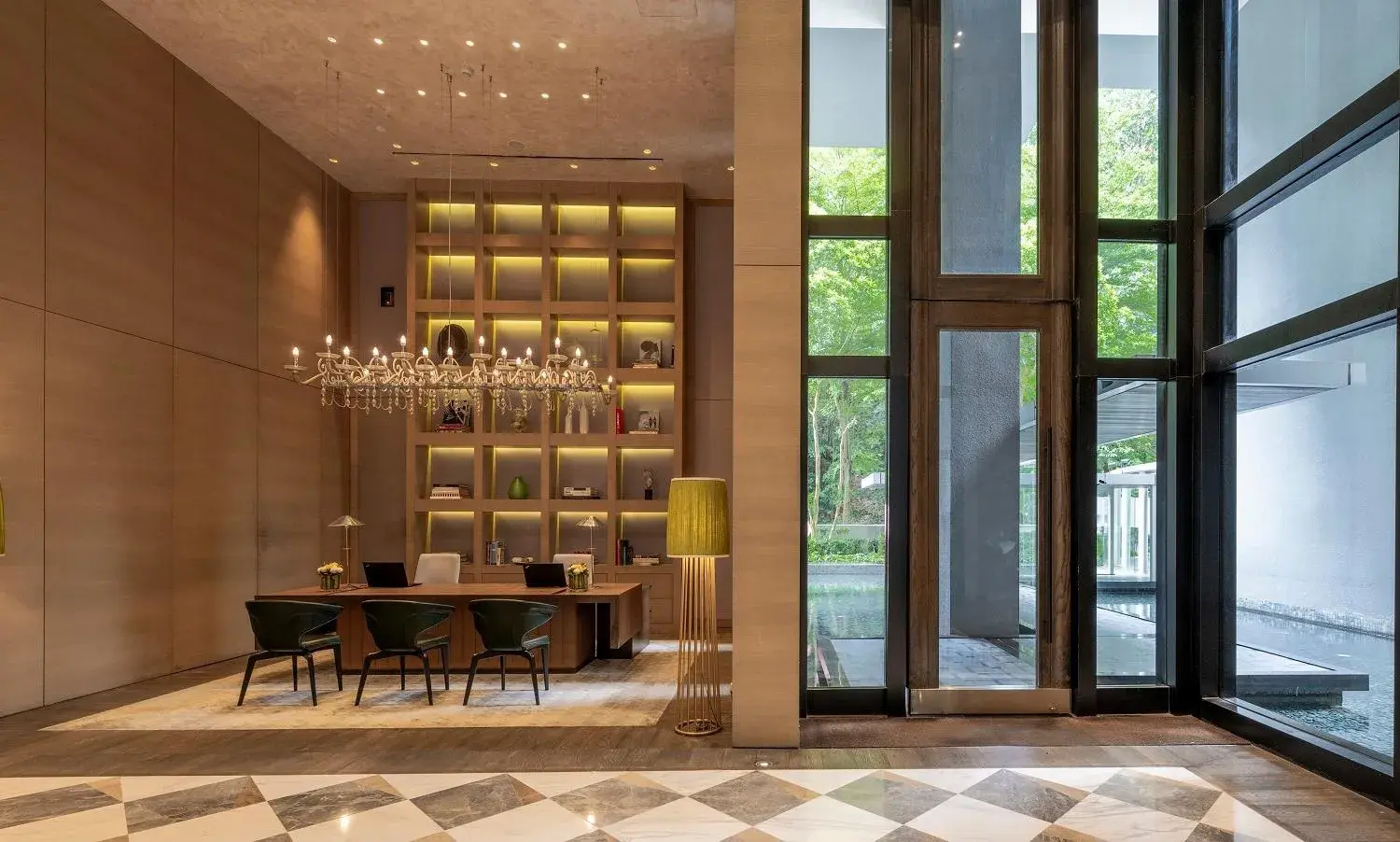 Lobby or reception in Lanson Place Bukit Ceylon Lobby or reception in Lanson Place Bukit Ceylon