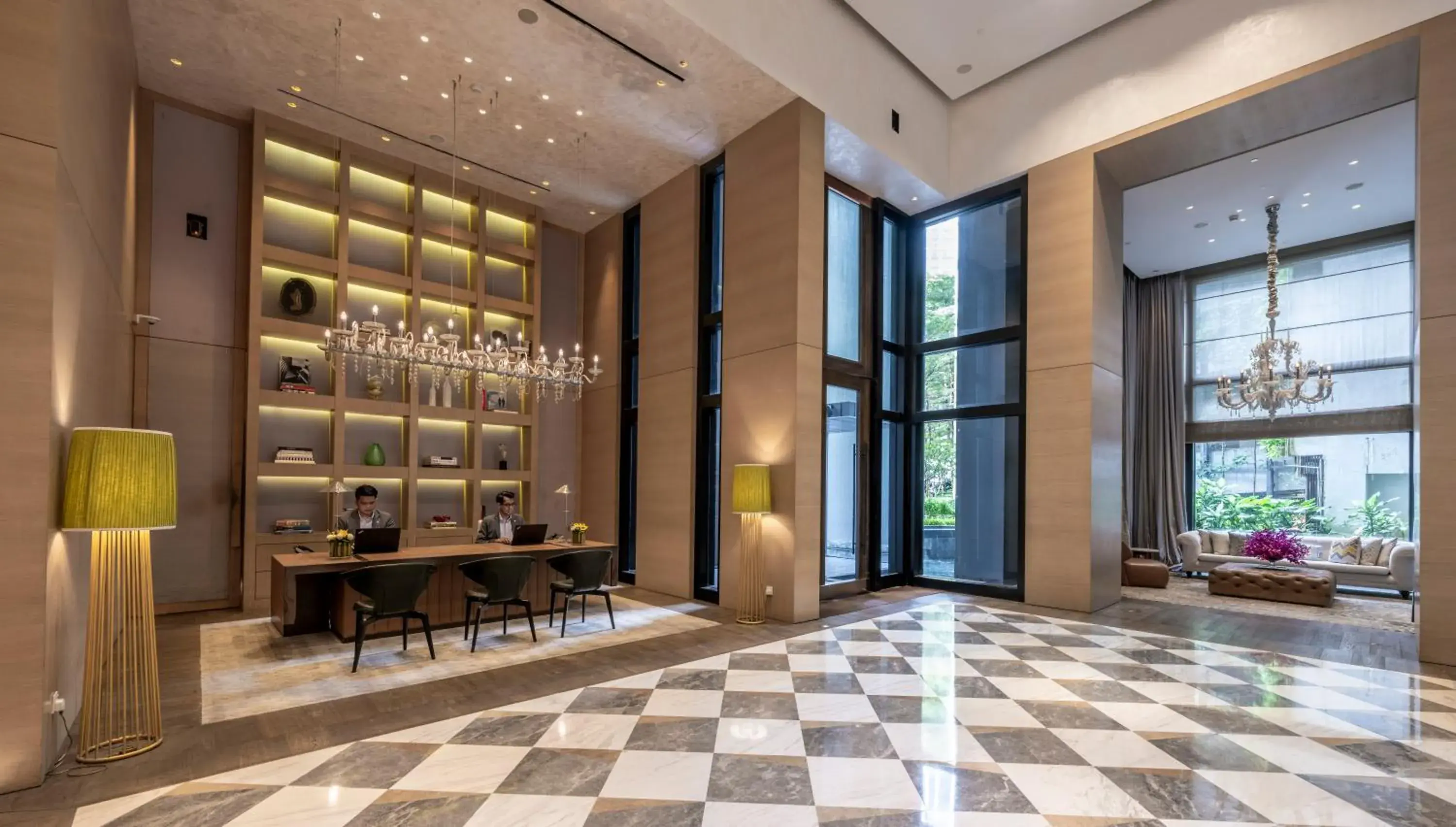 Lobby or reception in Lanson Place Bukit Ceylon Lobby or reception in Lanson Place Bukit Ceylon