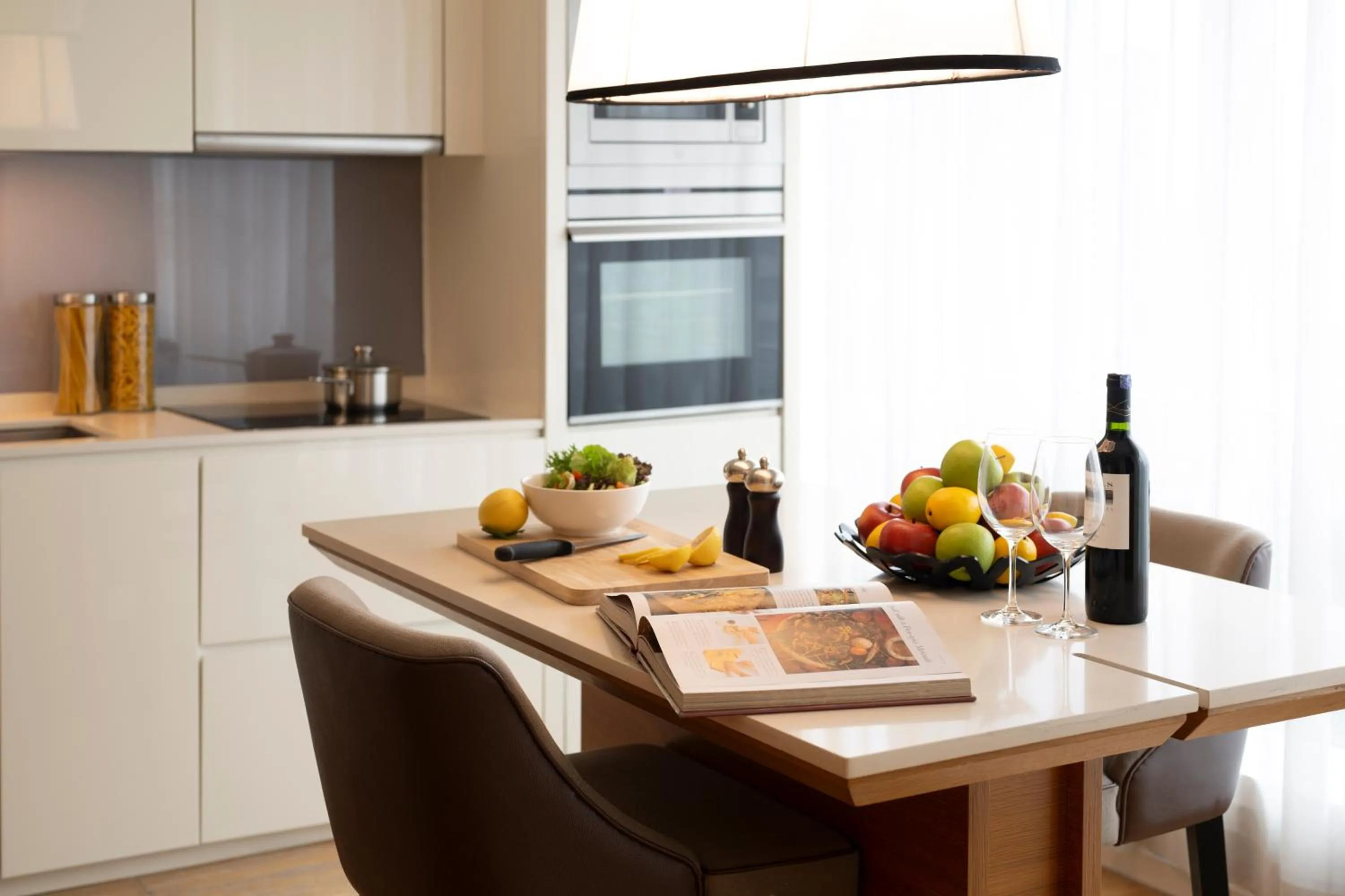 Kitchen or kitchenette in Lanson Place Bukit Ceylon