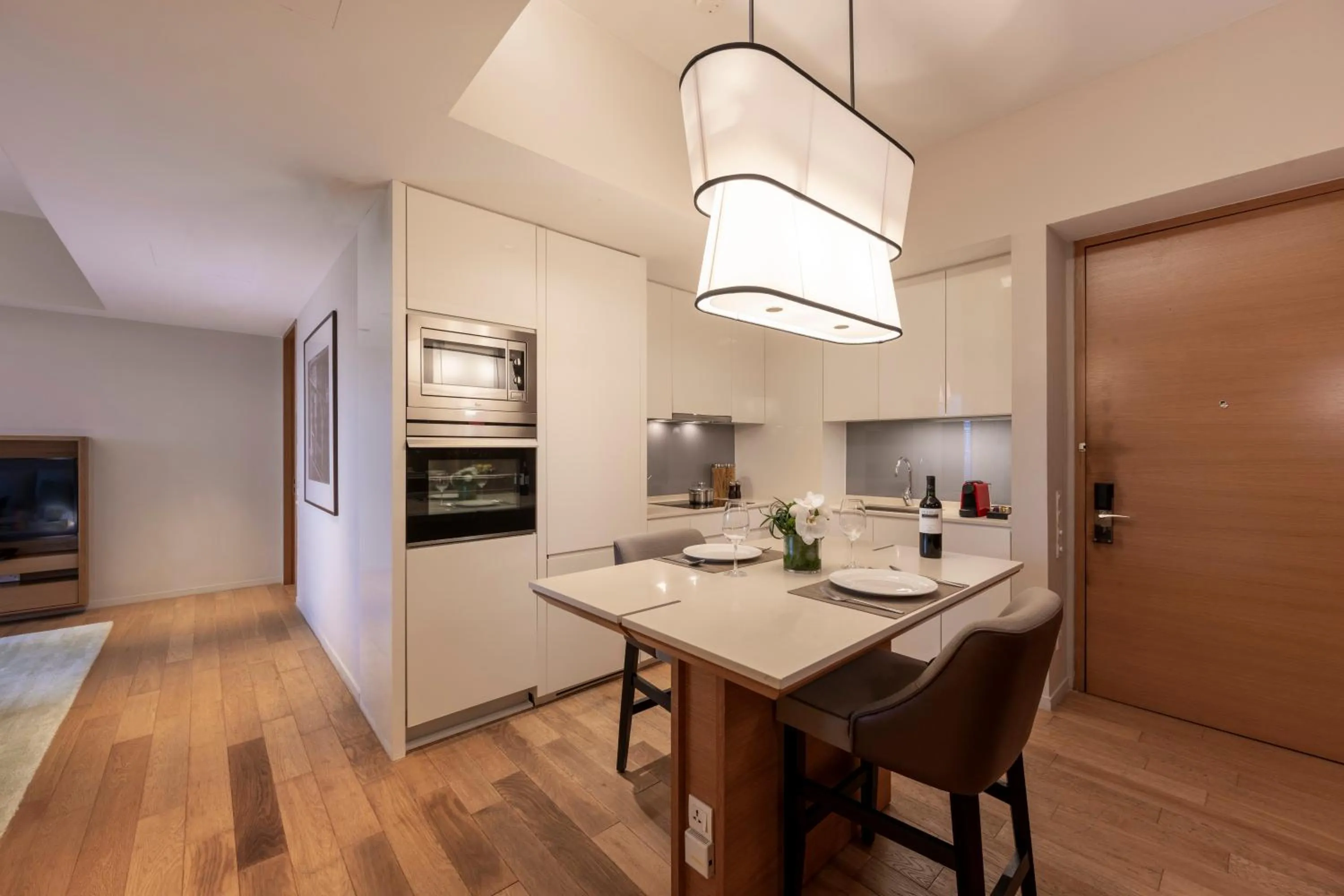 Kitchen or kitchenette in Lanson Place Bukit Ceylon