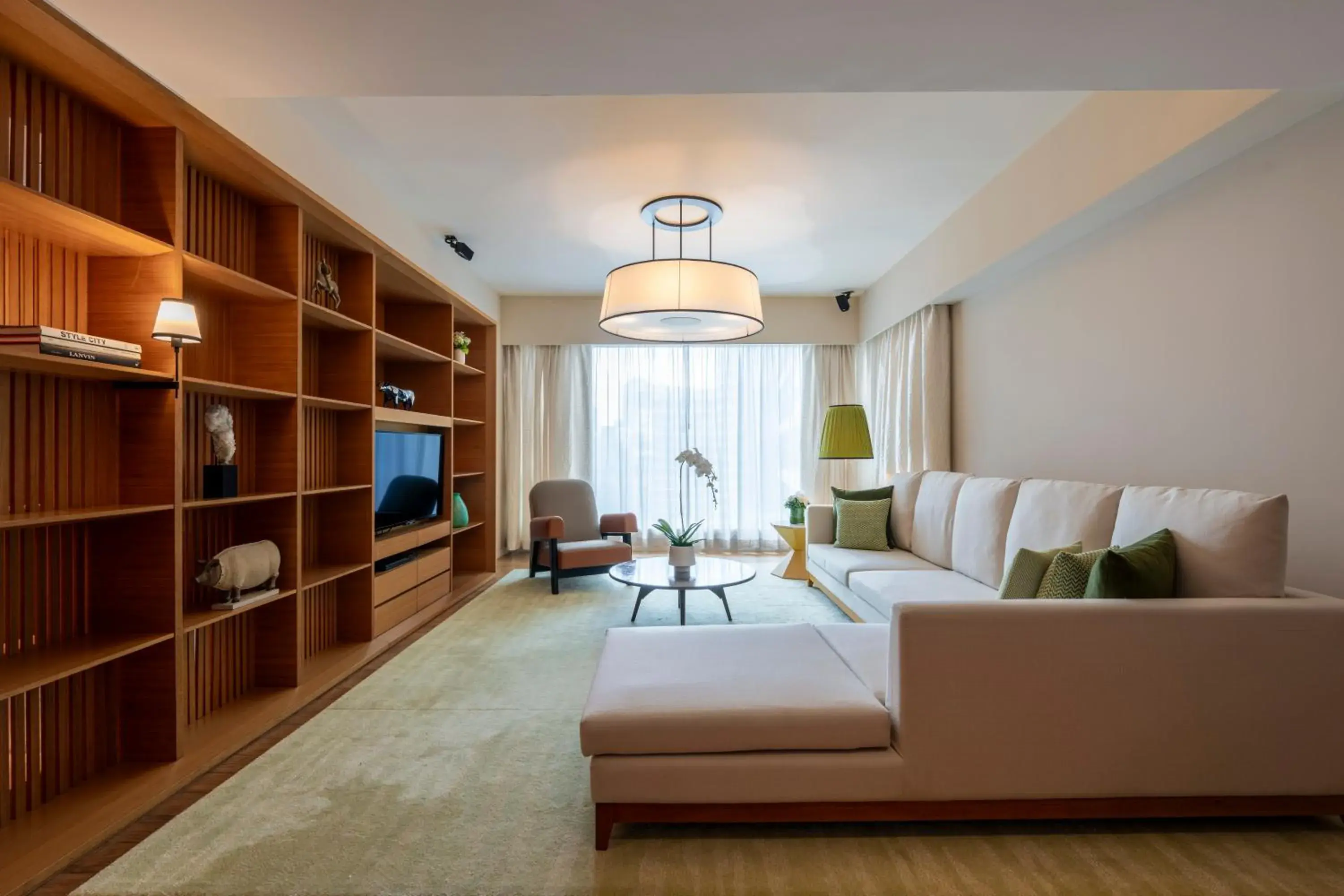 Living room, Bed in Lanson Place Bukit Ceylon Living room, Bed in Lanson Place Bukit Ceylon