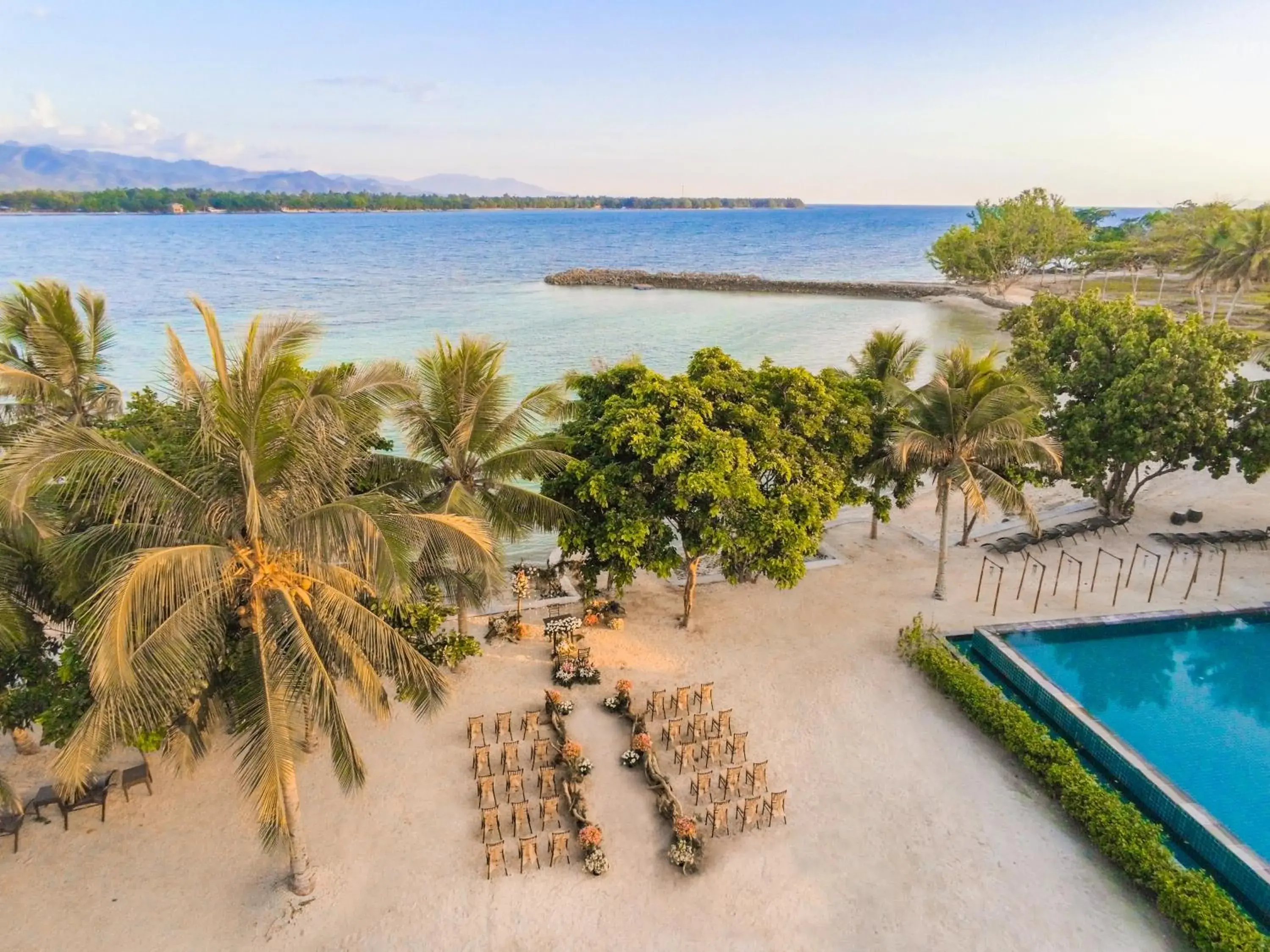 Bird's eye view in Dusit Thani Lubi Plantation Resort Bird's eye view in Dusit Thani Lubi Plantation Resort