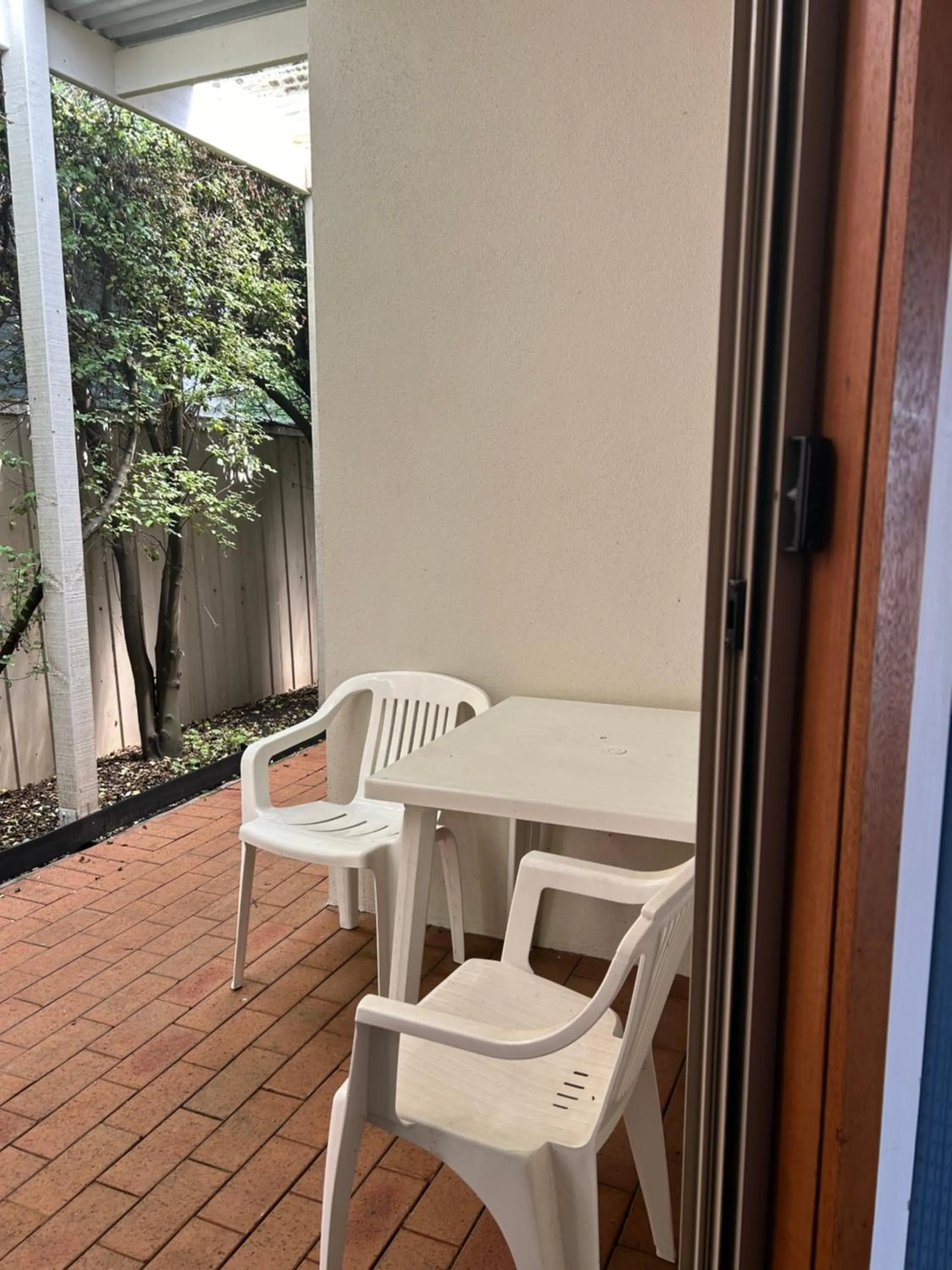 Patio in Portarlington Beach Motel