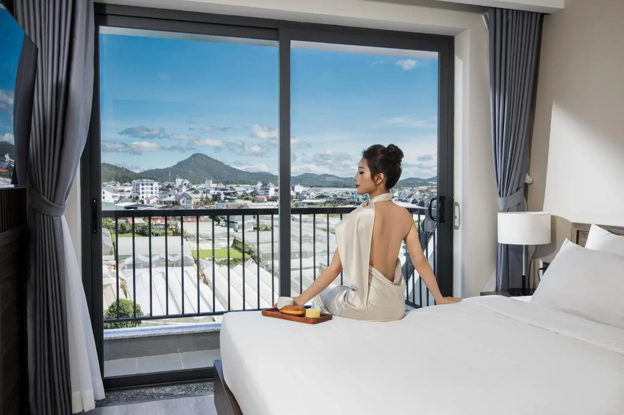 Natural landscape, Bed in Canary Dalat Hotel Natural landscape, Bed in Canary Dalat Hotel