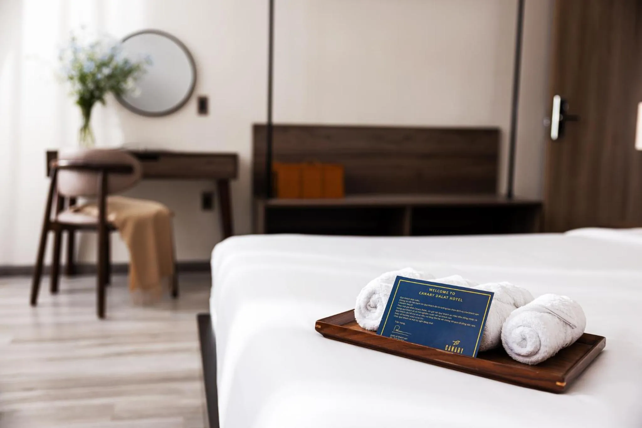 Bed in Canary Dalat Hotel