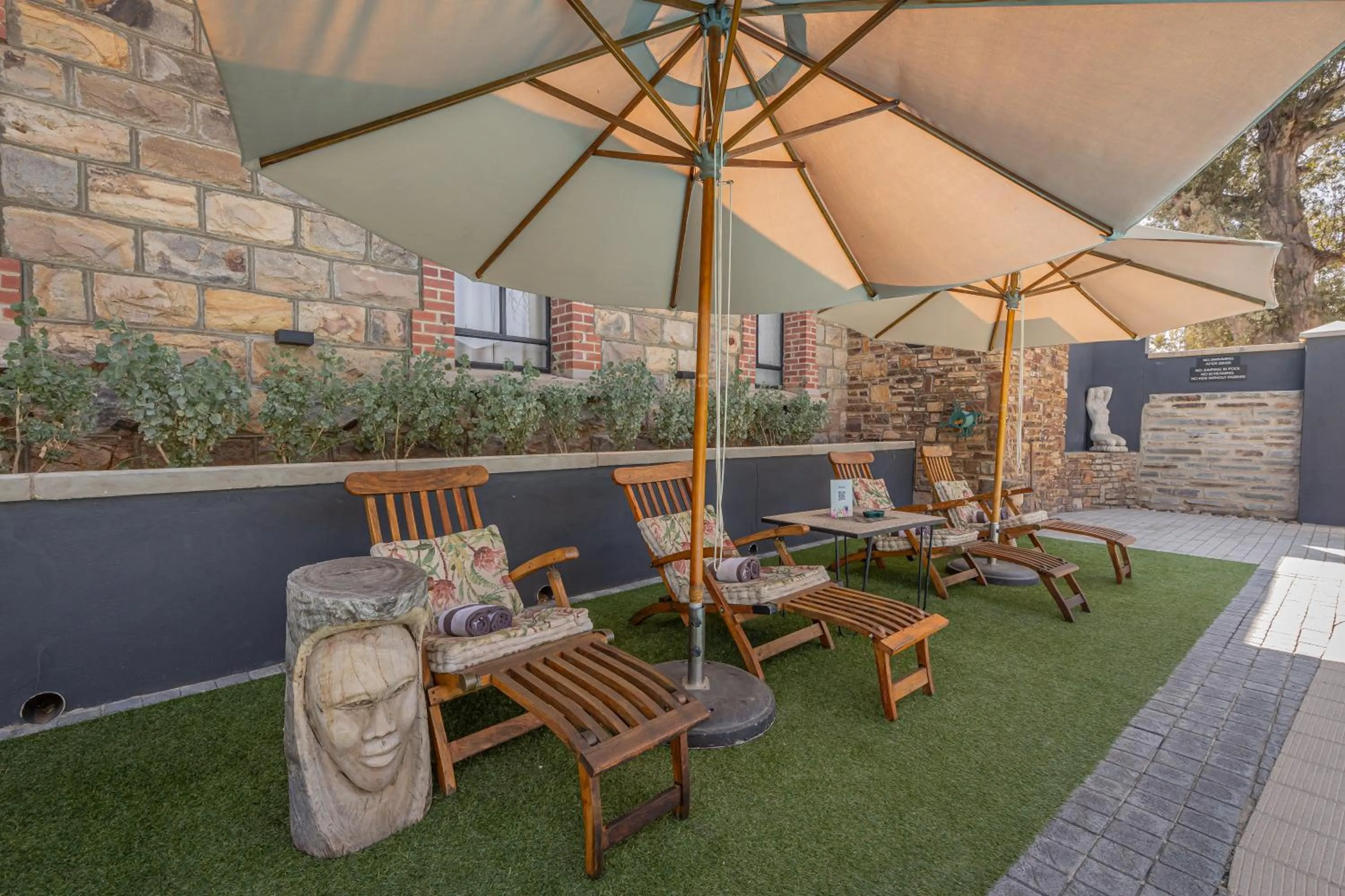 Swimming pool in Droombos Boutique Hotel