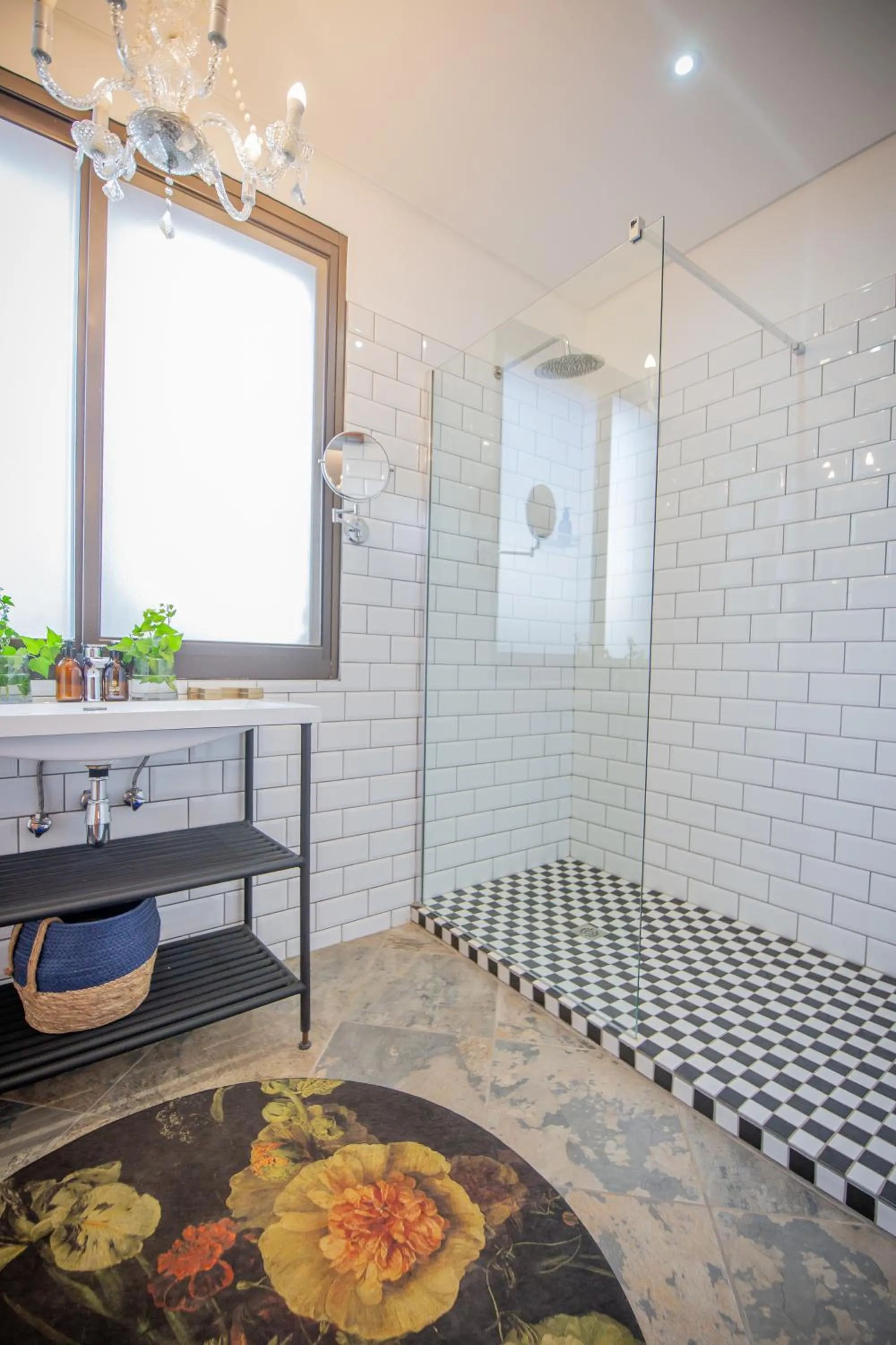 Shower in Droombos Boutique Hotel