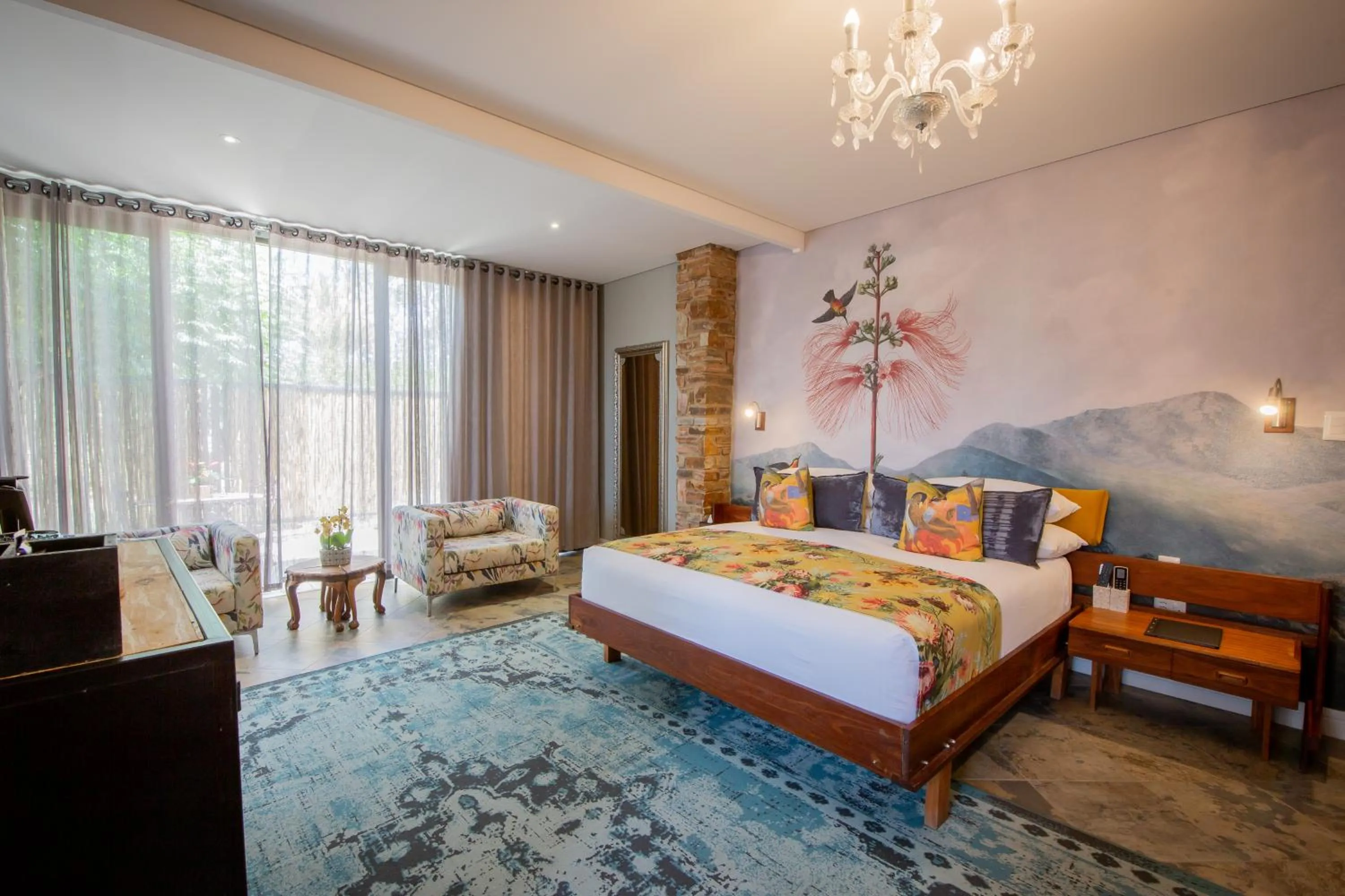 Photo of the whole room, Bed in Droombos Boutique Hotel