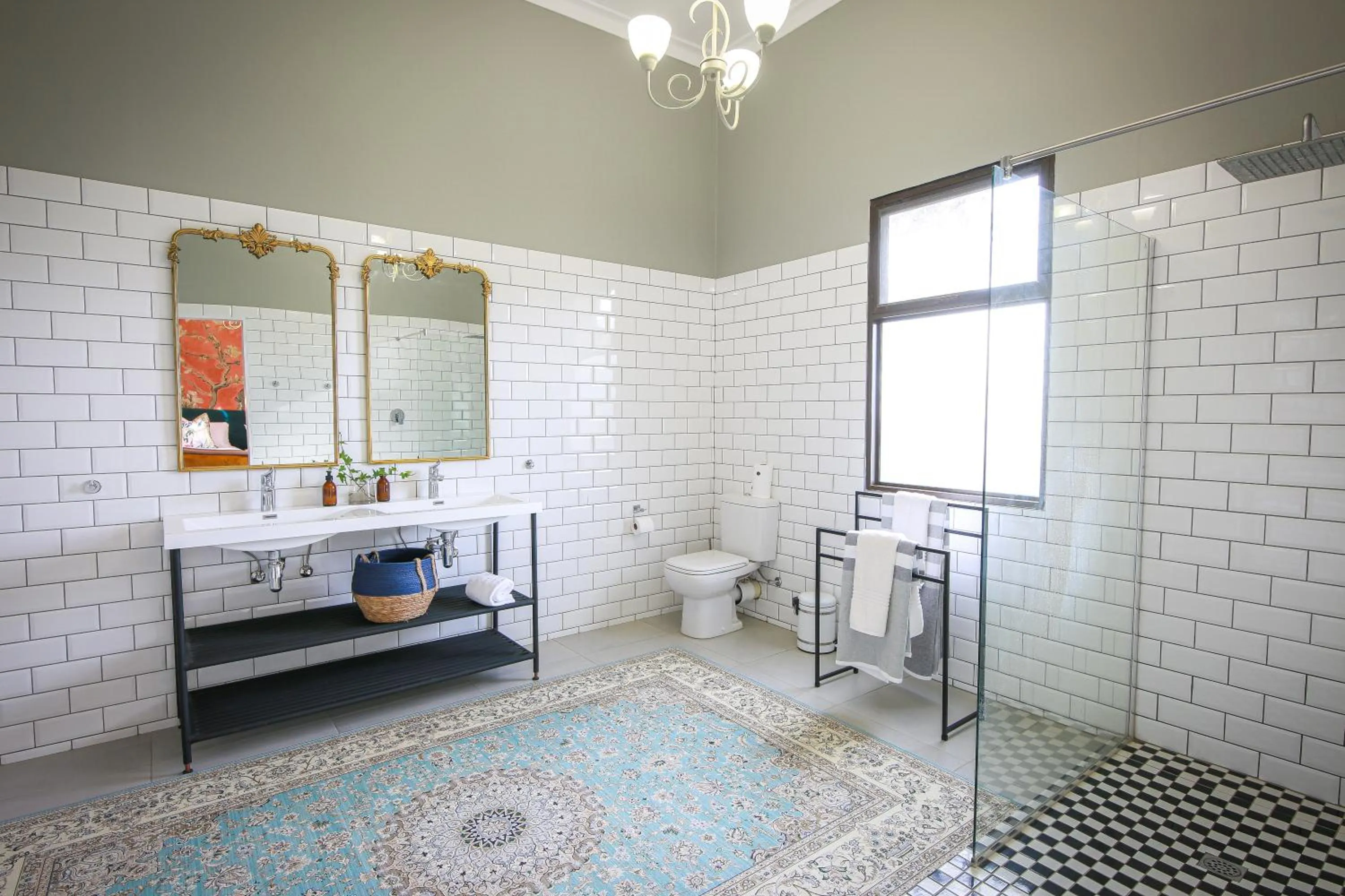 Shower in Droombos Boutique Hotel