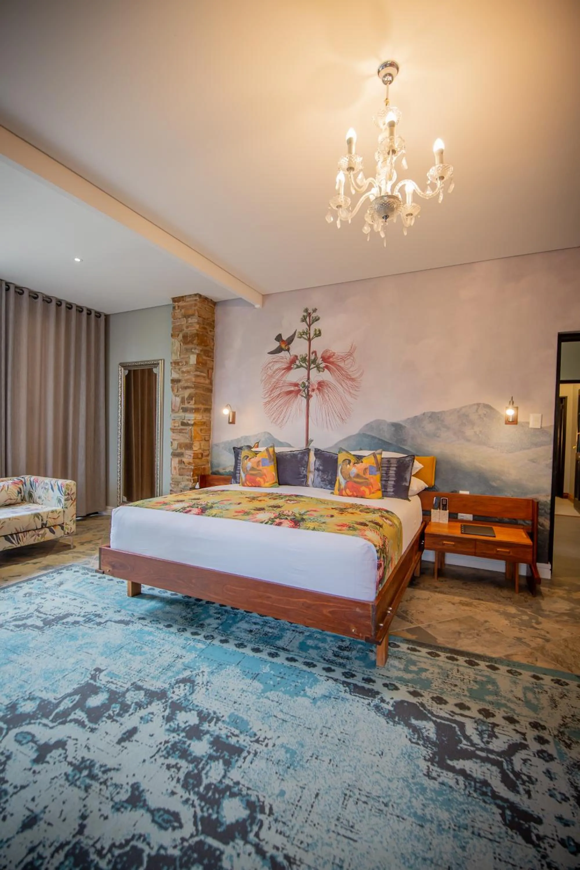 Bed in Droombos Boutique Hotel