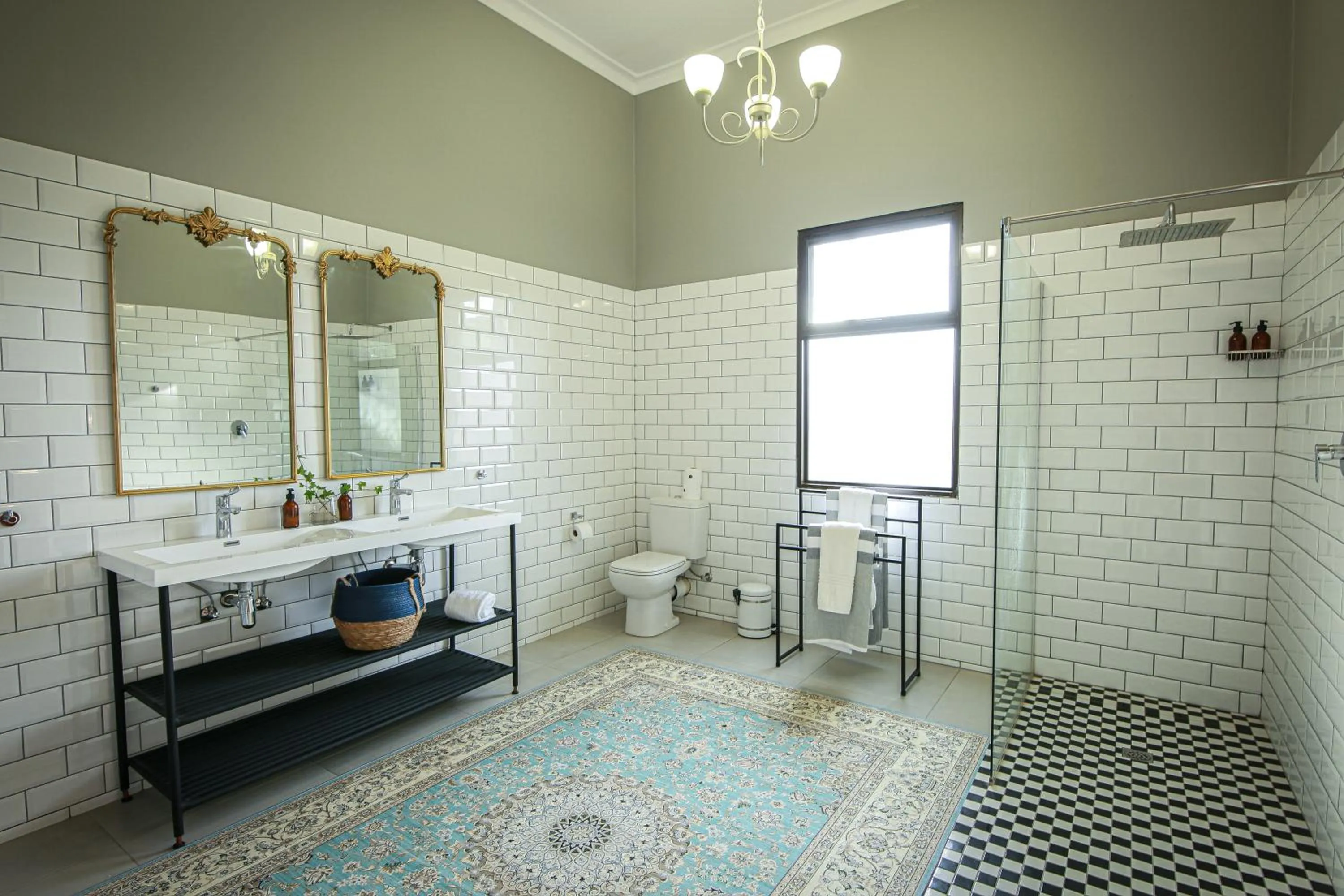 Shower in Droombos Boutique Hotel