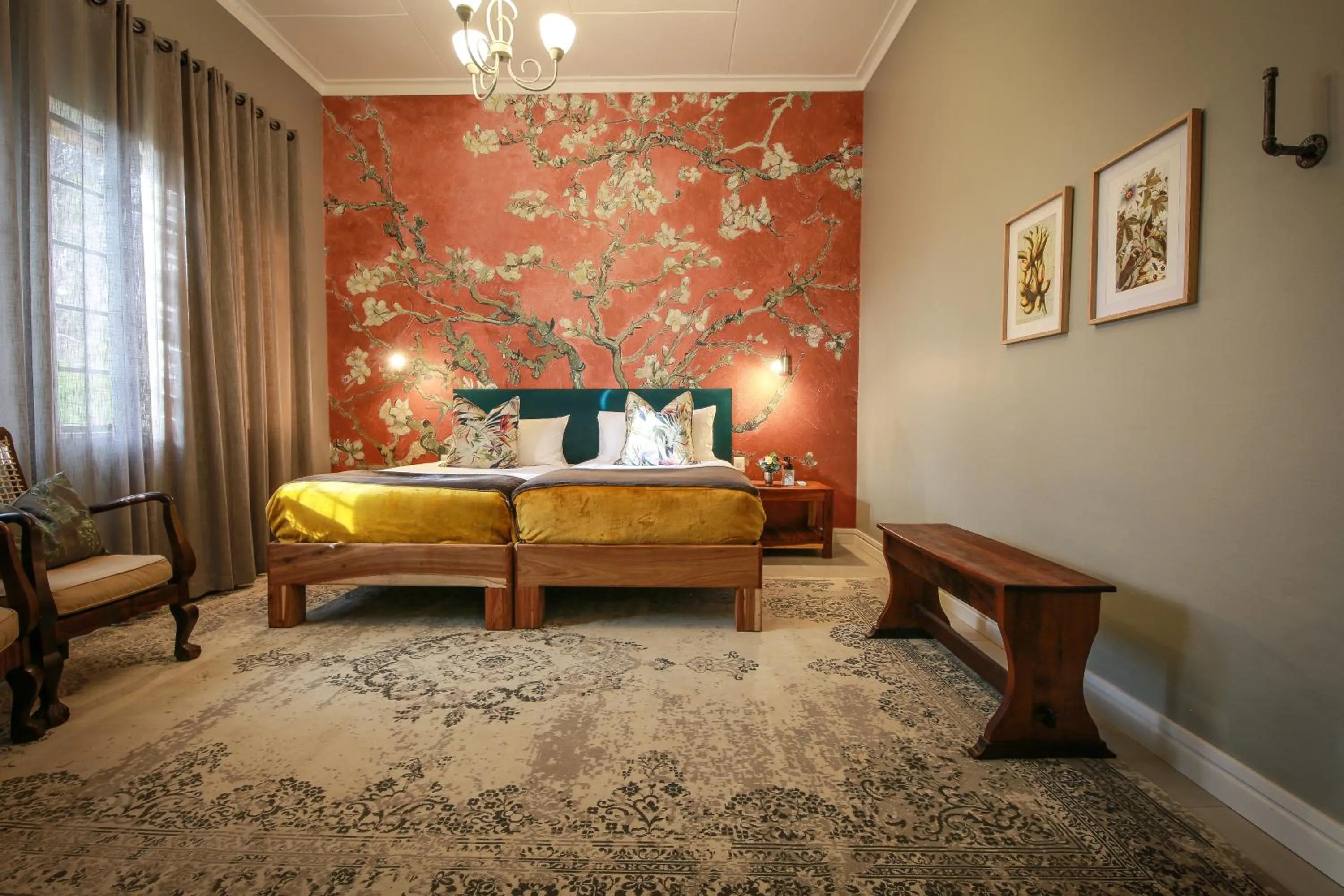 Bed in Droombos Boutique Hotel