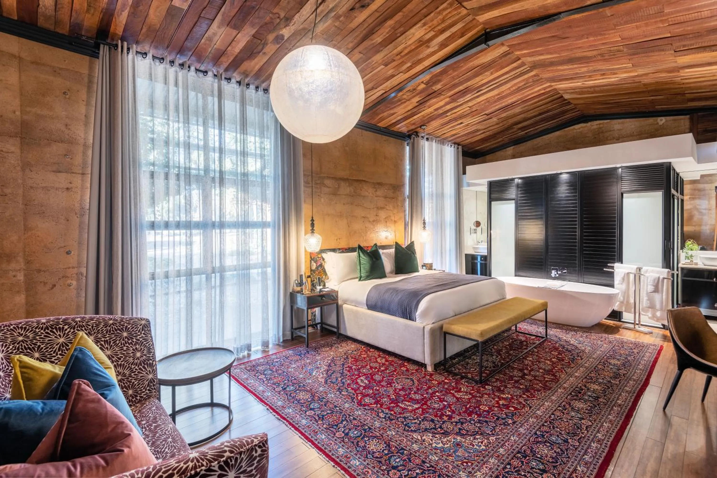 Bed in Droombos Boutique Hotel