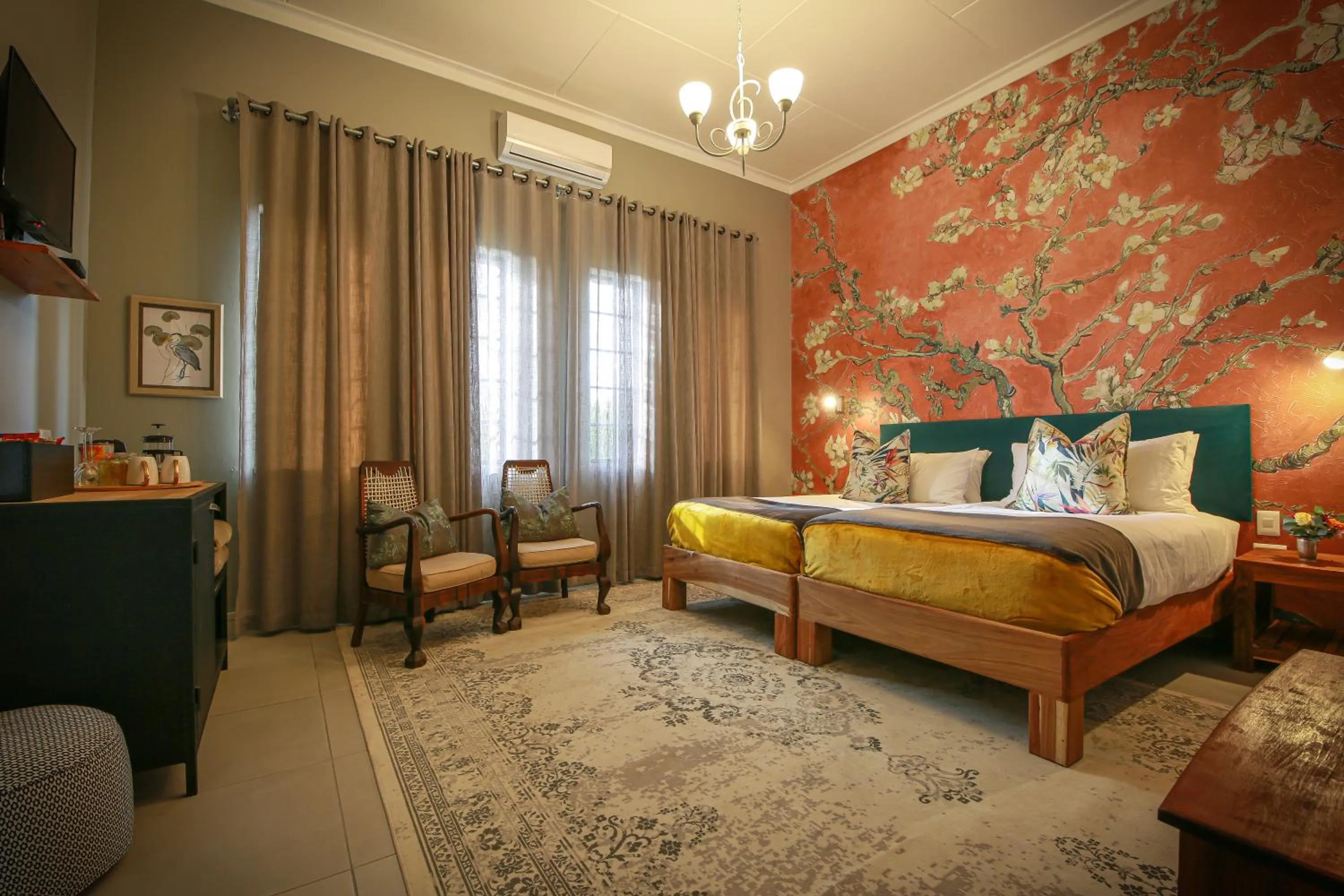 Bed in Droombos Boutique Hotel